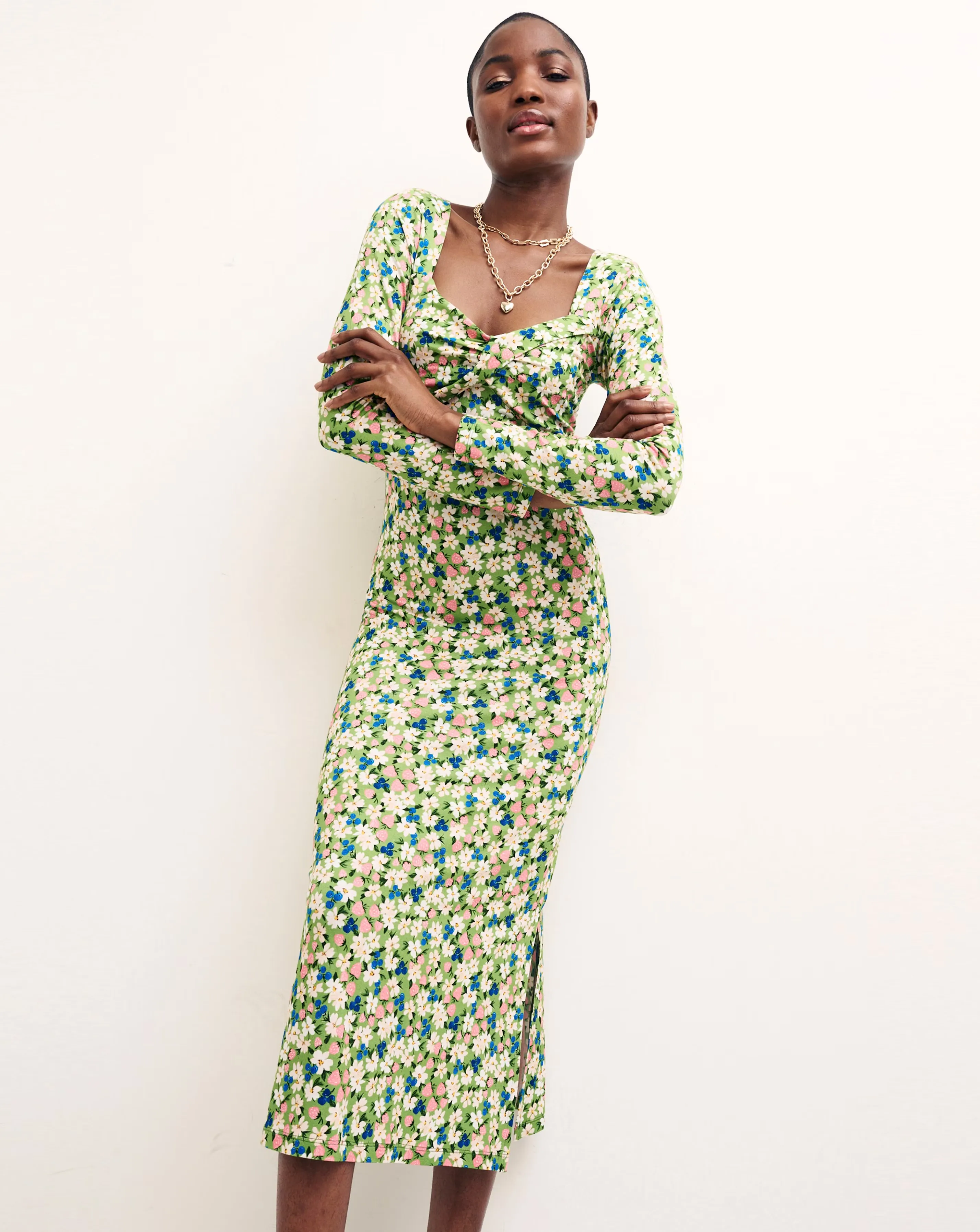 Nobody's Child Marlow Twist Midi Dress