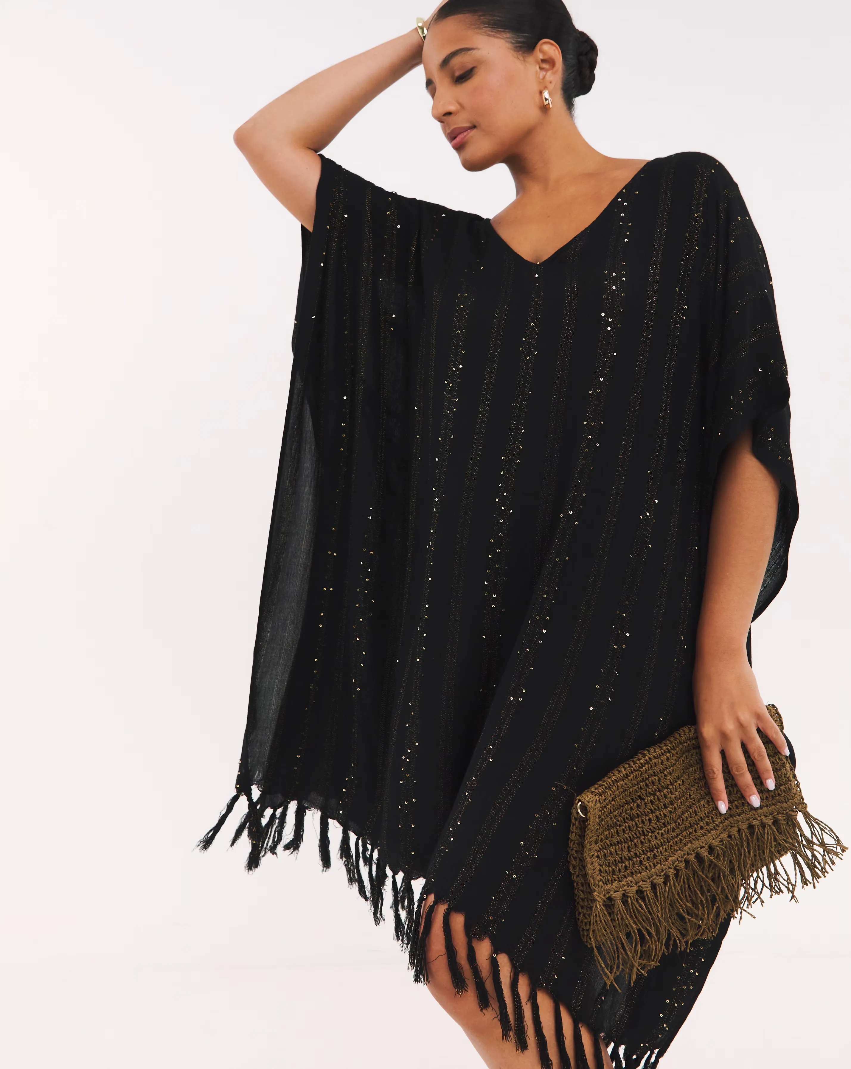 Lurex  Beach Kaftan