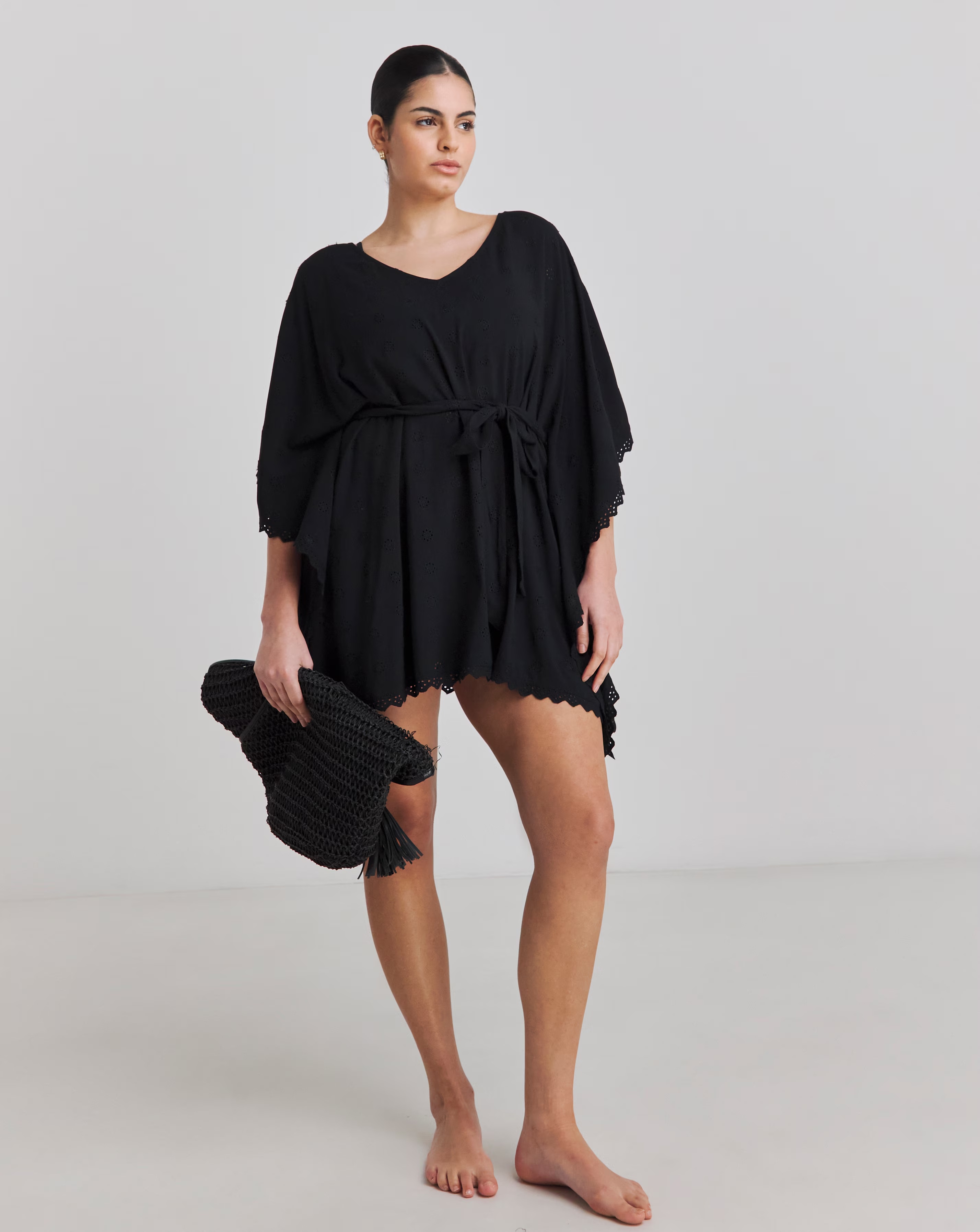 Beach To Beach Broderie Beach Kaftan