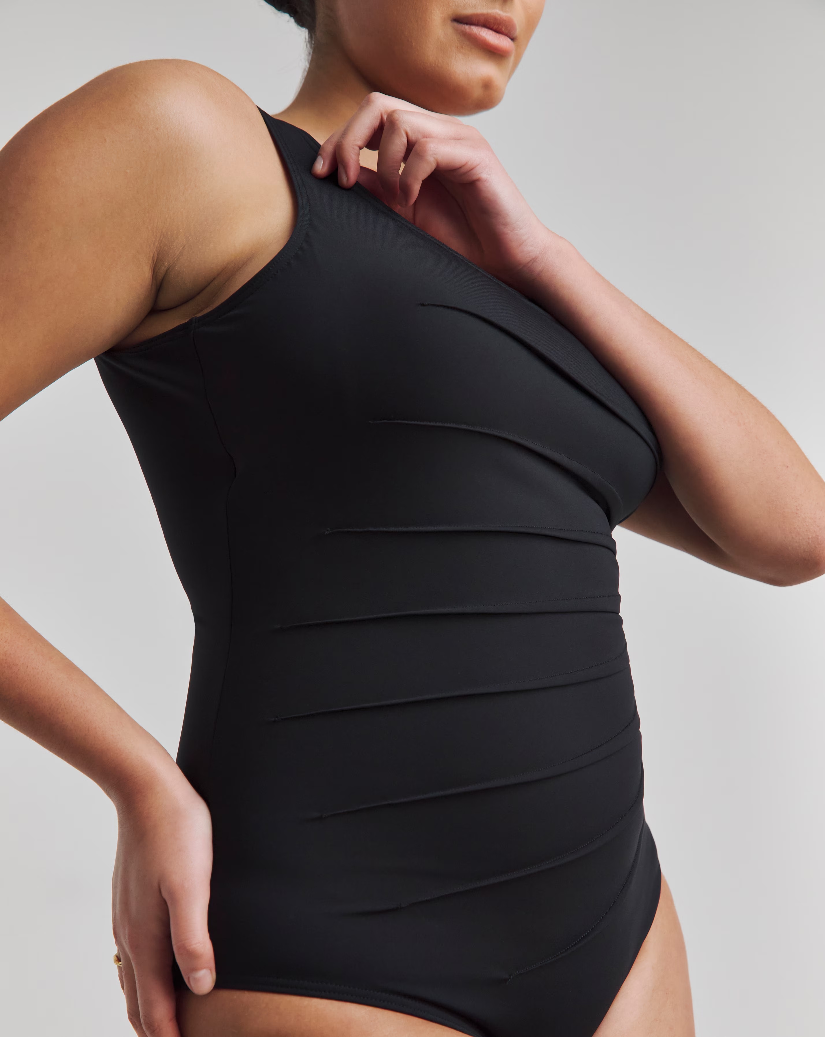 Sports Piping Swimsuit