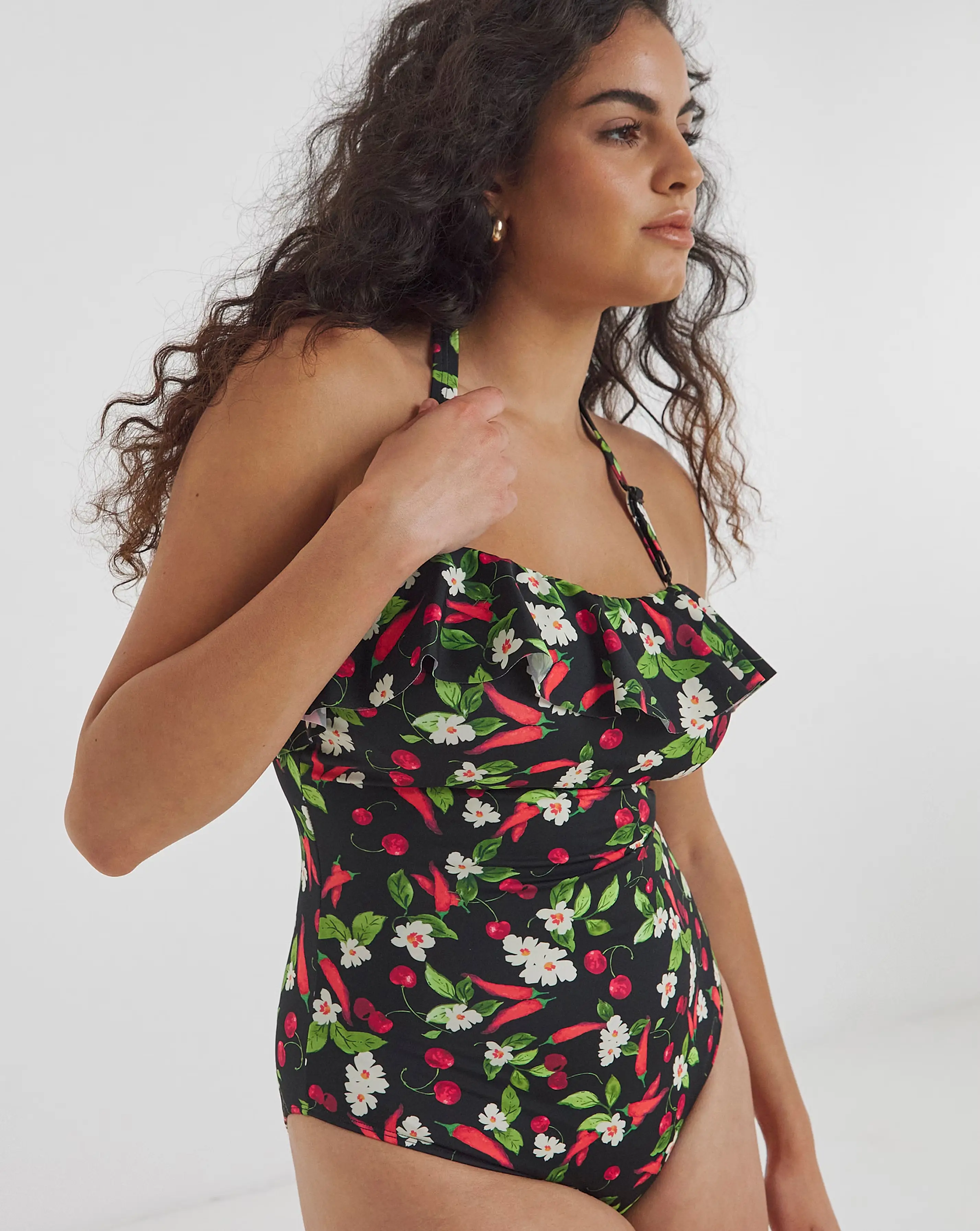 Value (2 Pack) Bandeau Ruffle Swimsuits