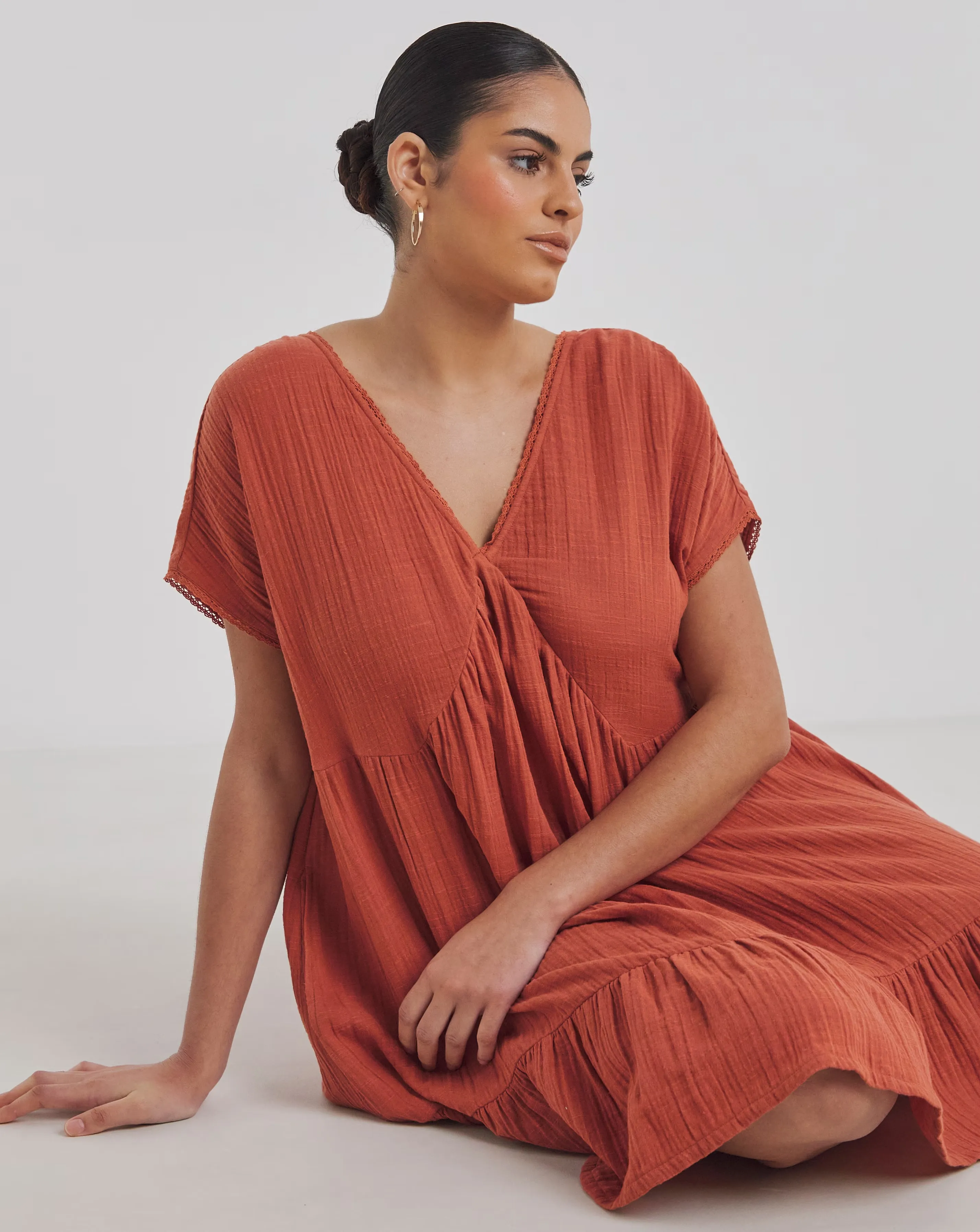 Beach to Beach Cotton Mini Beach Dress