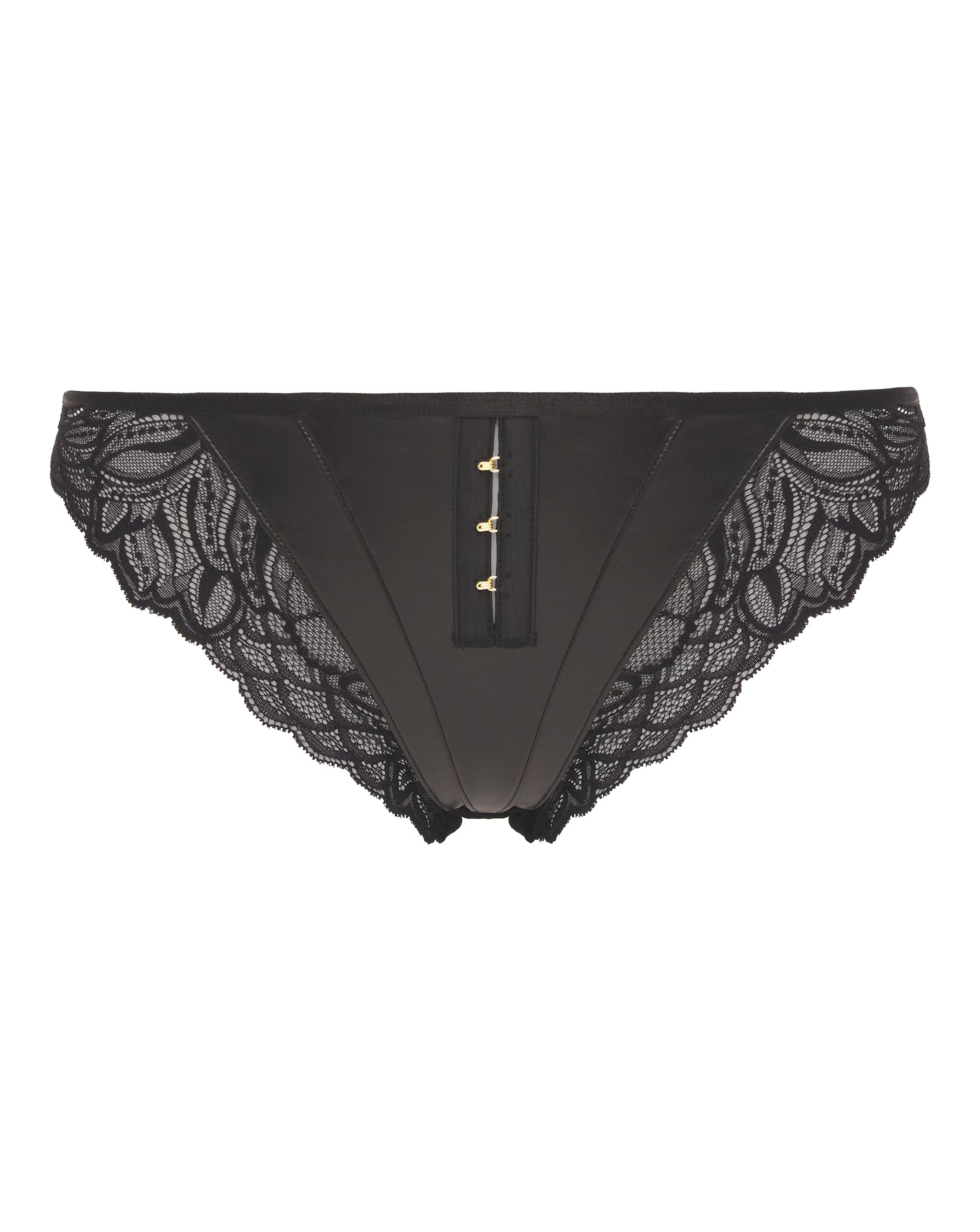 Figleaves Erin Leather & Lace Brazilian