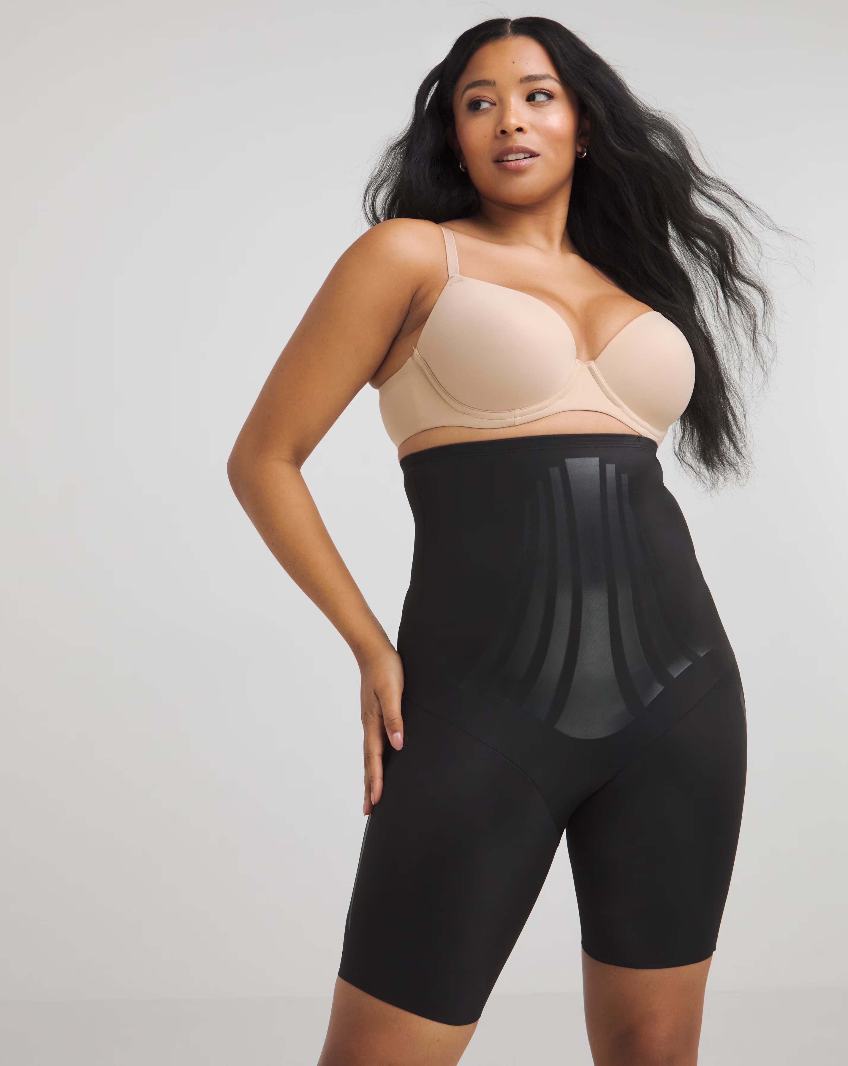 Miraclesuit Modern Miracle Firm Control  High Waist Thigh Slimmer Black