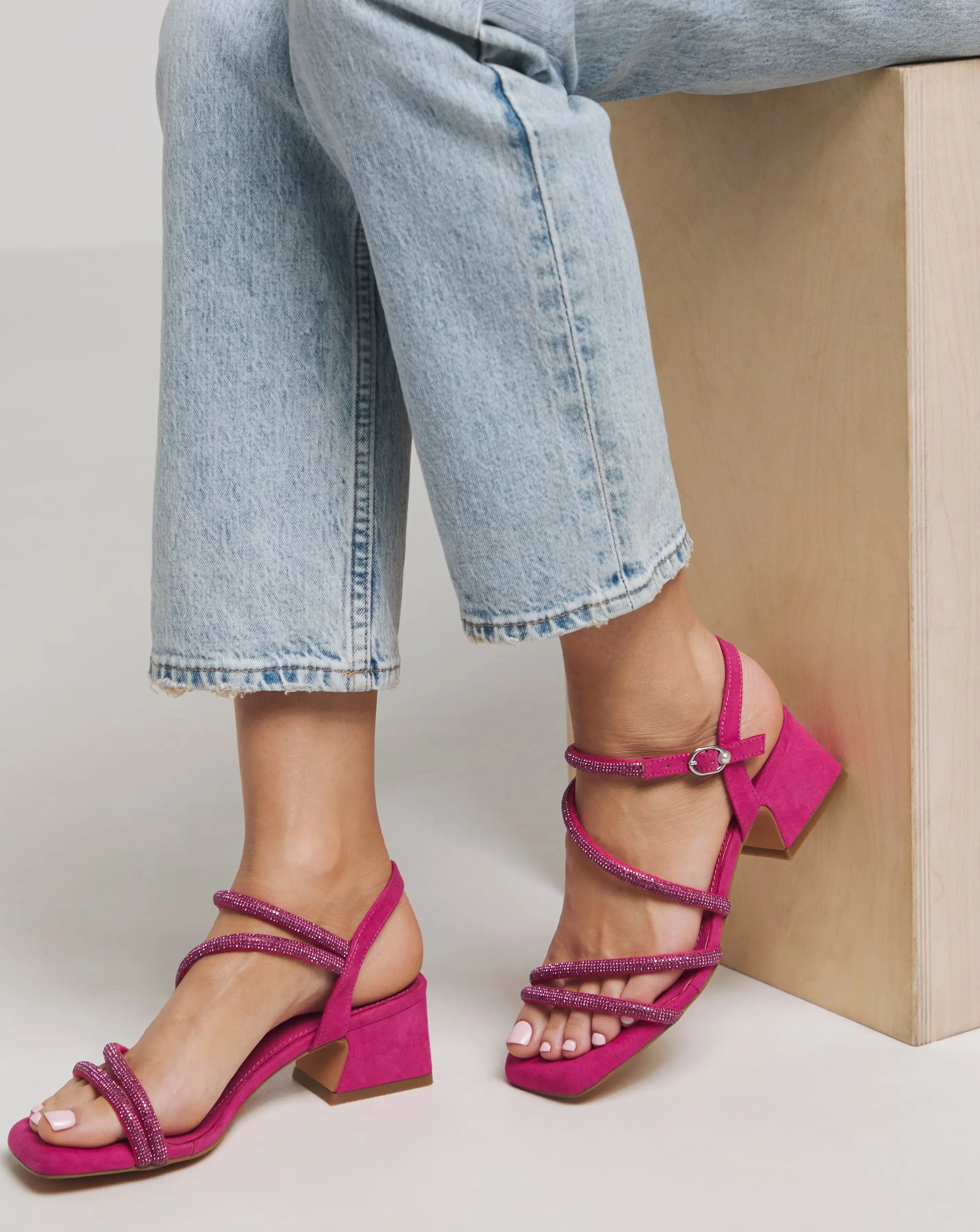 Gayle Low Block Heel Diamante Strap Detail Sandal - Extra Wide Fit (EEE) 1 168117-gayle-low-block-heel-diamante-strap-detail-sandal-extra-wide-fit-eee–1.webp