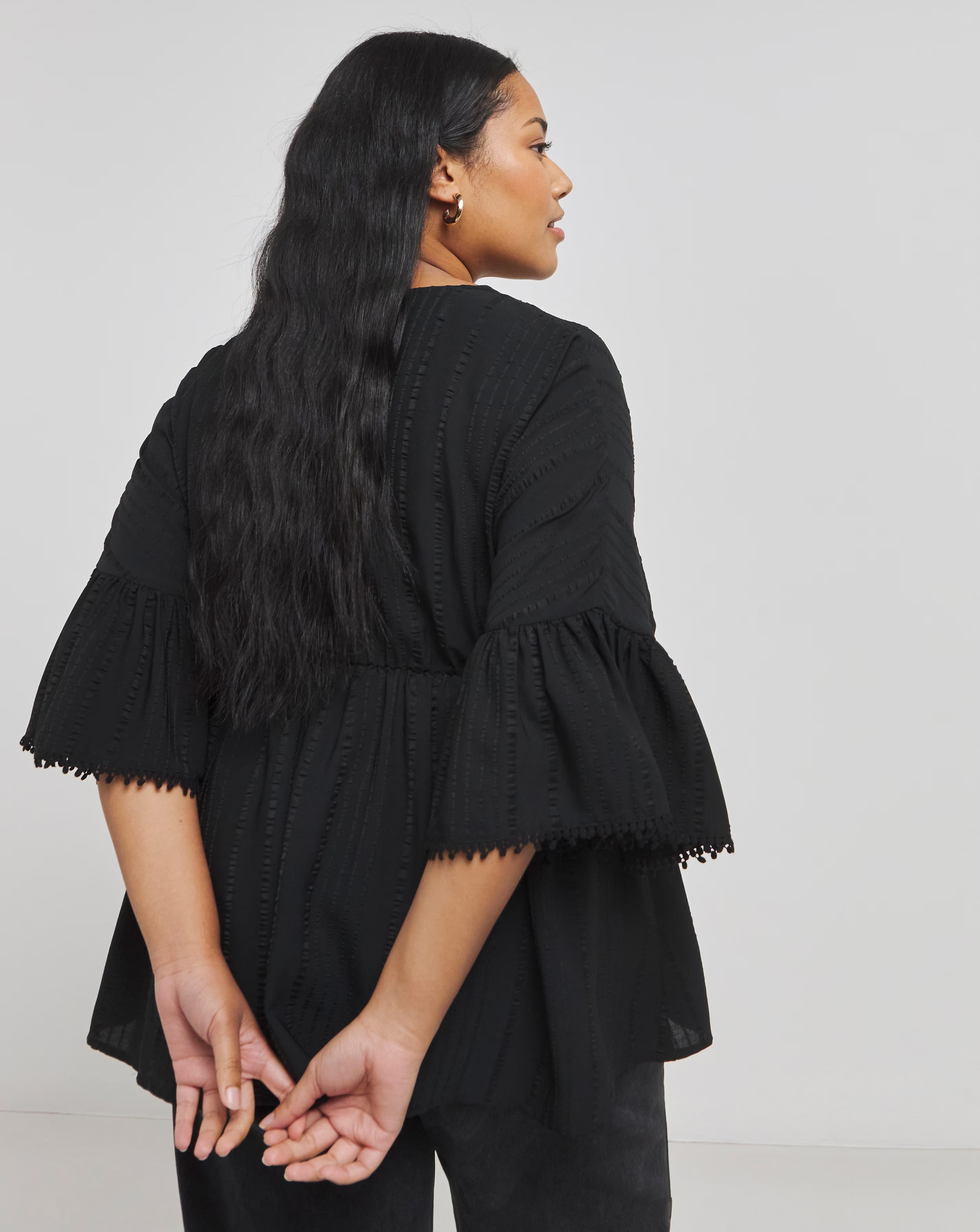 169994-black-v-neck-textured-smock-top-1.webp