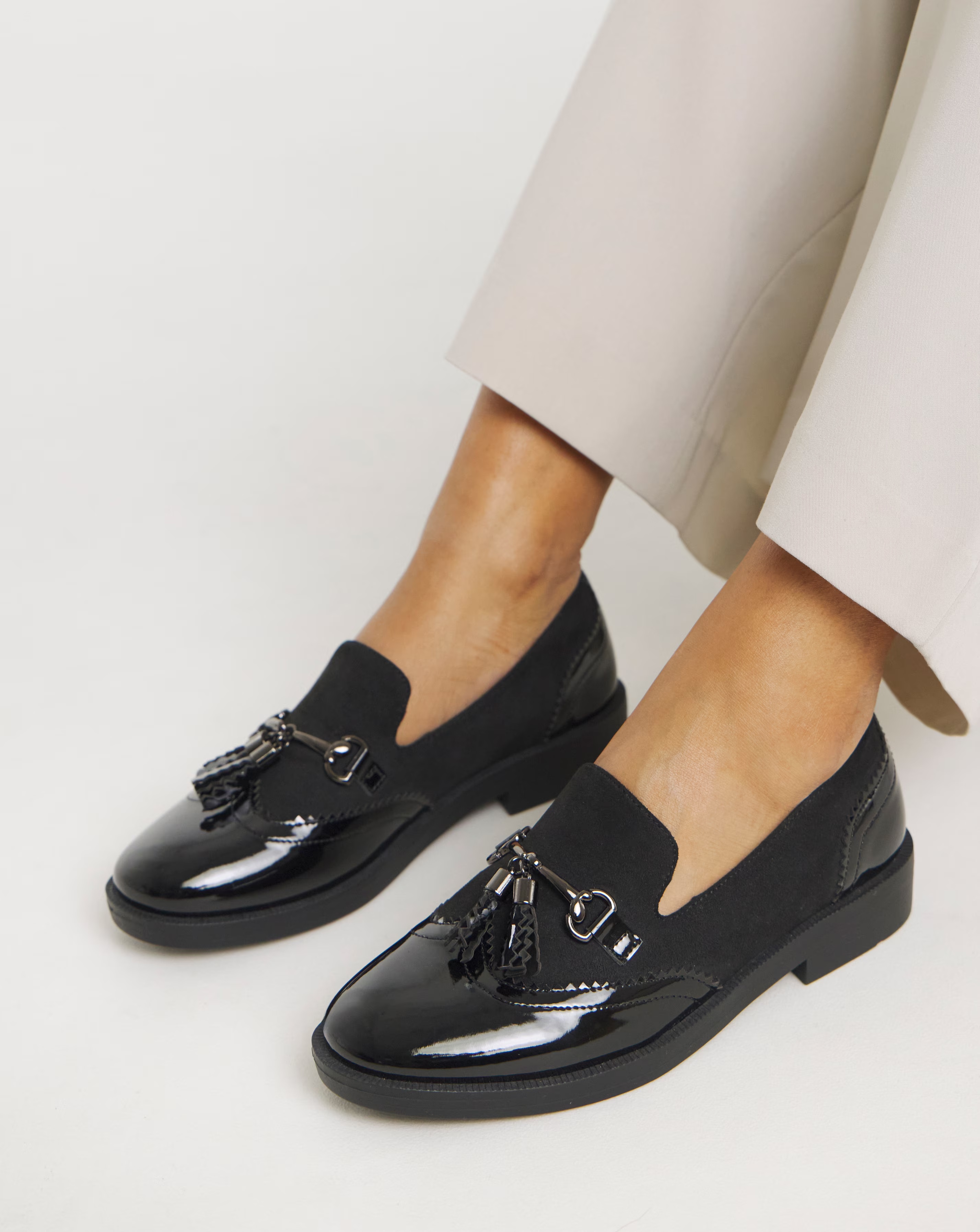 Drama Brogue Tassle Loafer Extra Wide EEE Fit