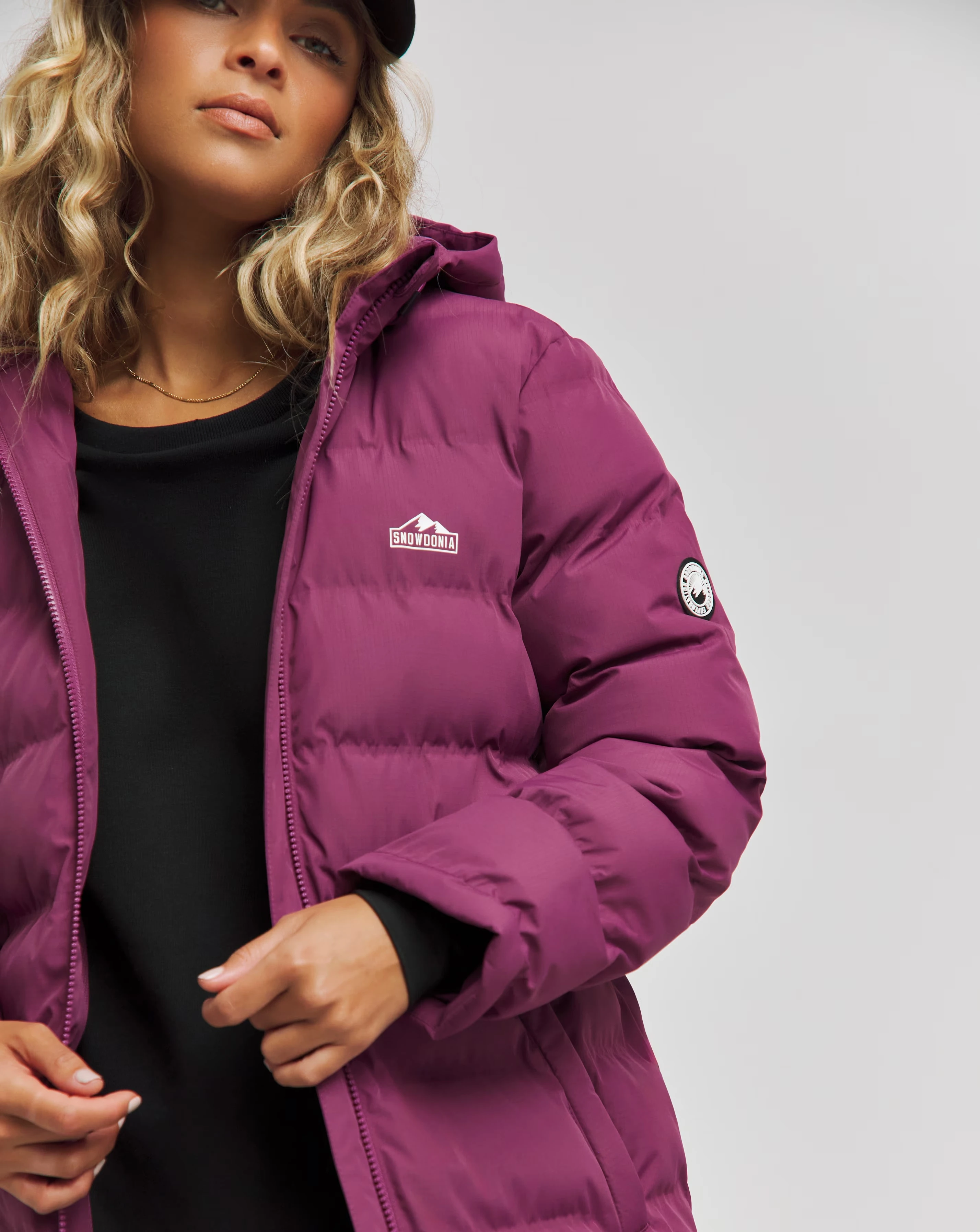 172135-snowdonia-pink-showerproof-long-padded-jacket-1.jpg