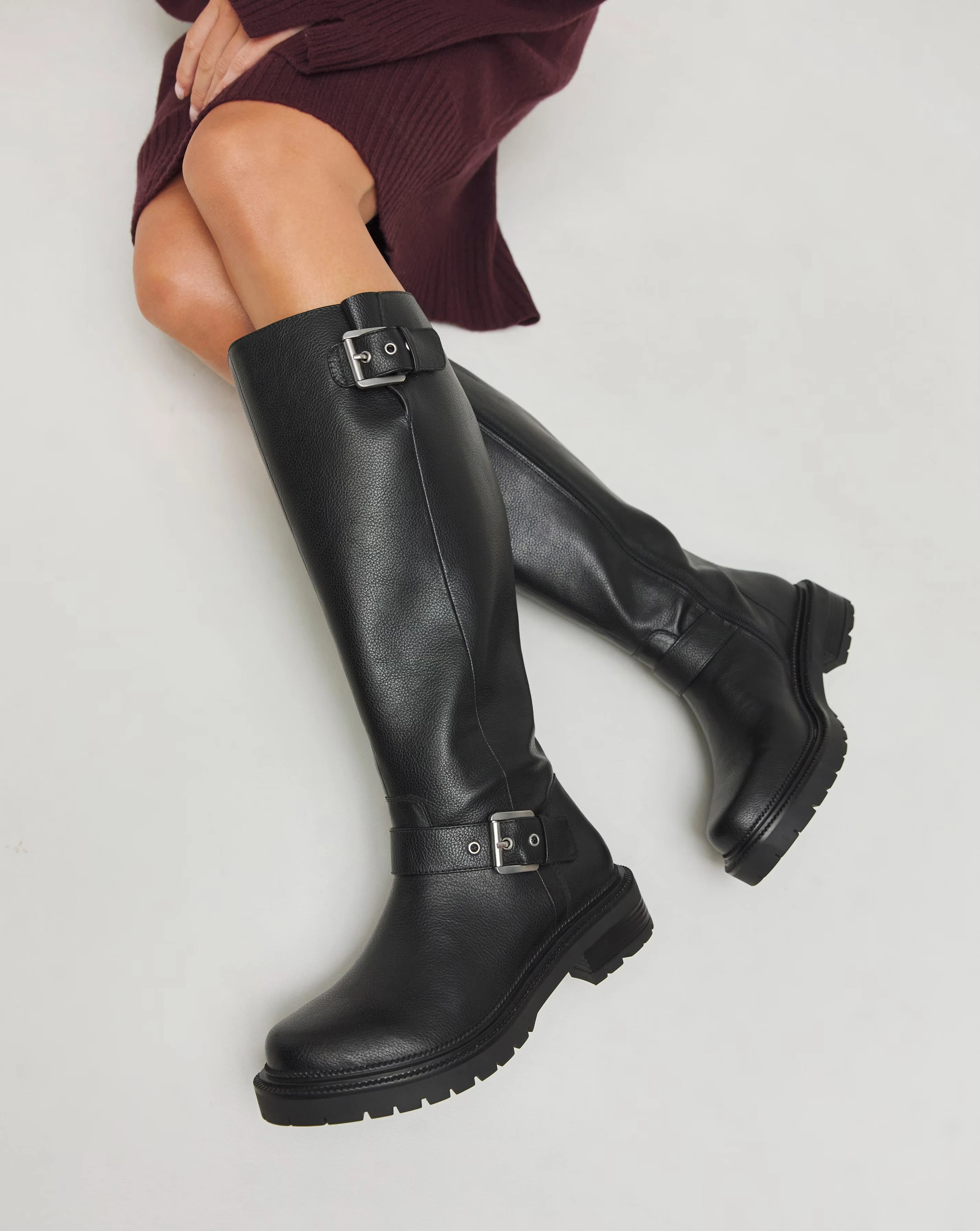 Eden Buckle Detail Knee High Boots Extra Wide EEE Fit Curvy Calf 1 172419-eden-buckle-detail-knee-high-boots-extra-wide-eee-fit-curvy-calf-1.webp