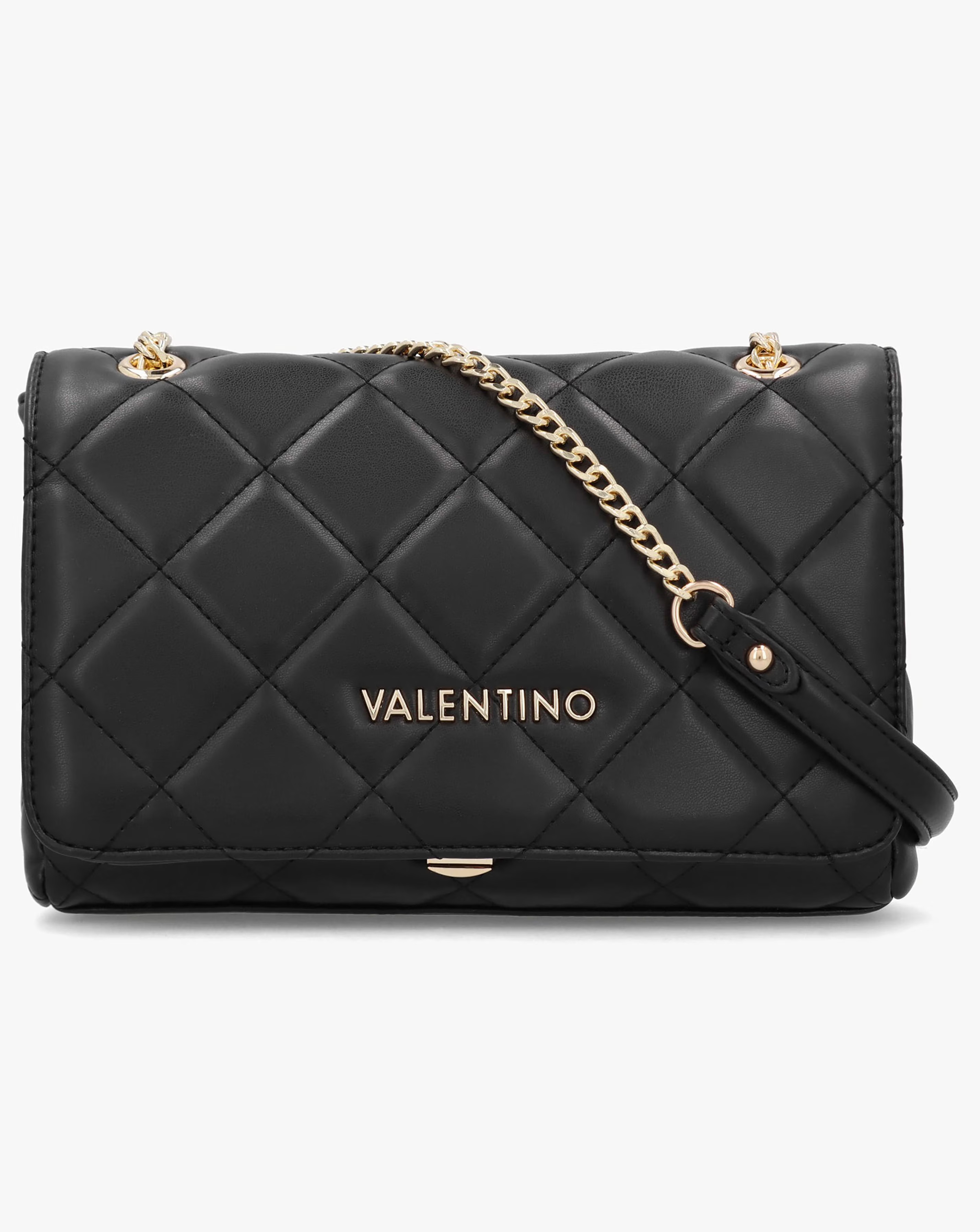 Valentino Bags Ocarina Quilted Black Satchel Bag
