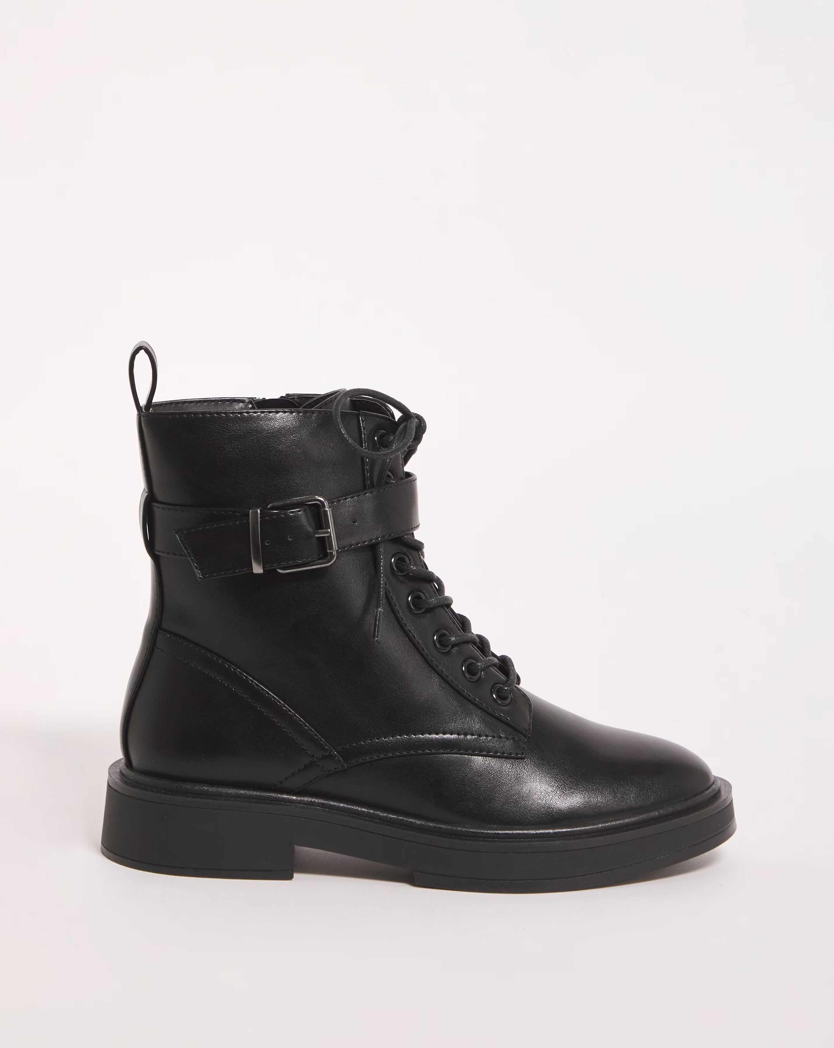 Aimi Classic Lace Up Ankle Boots Extra Wide EEE Fit