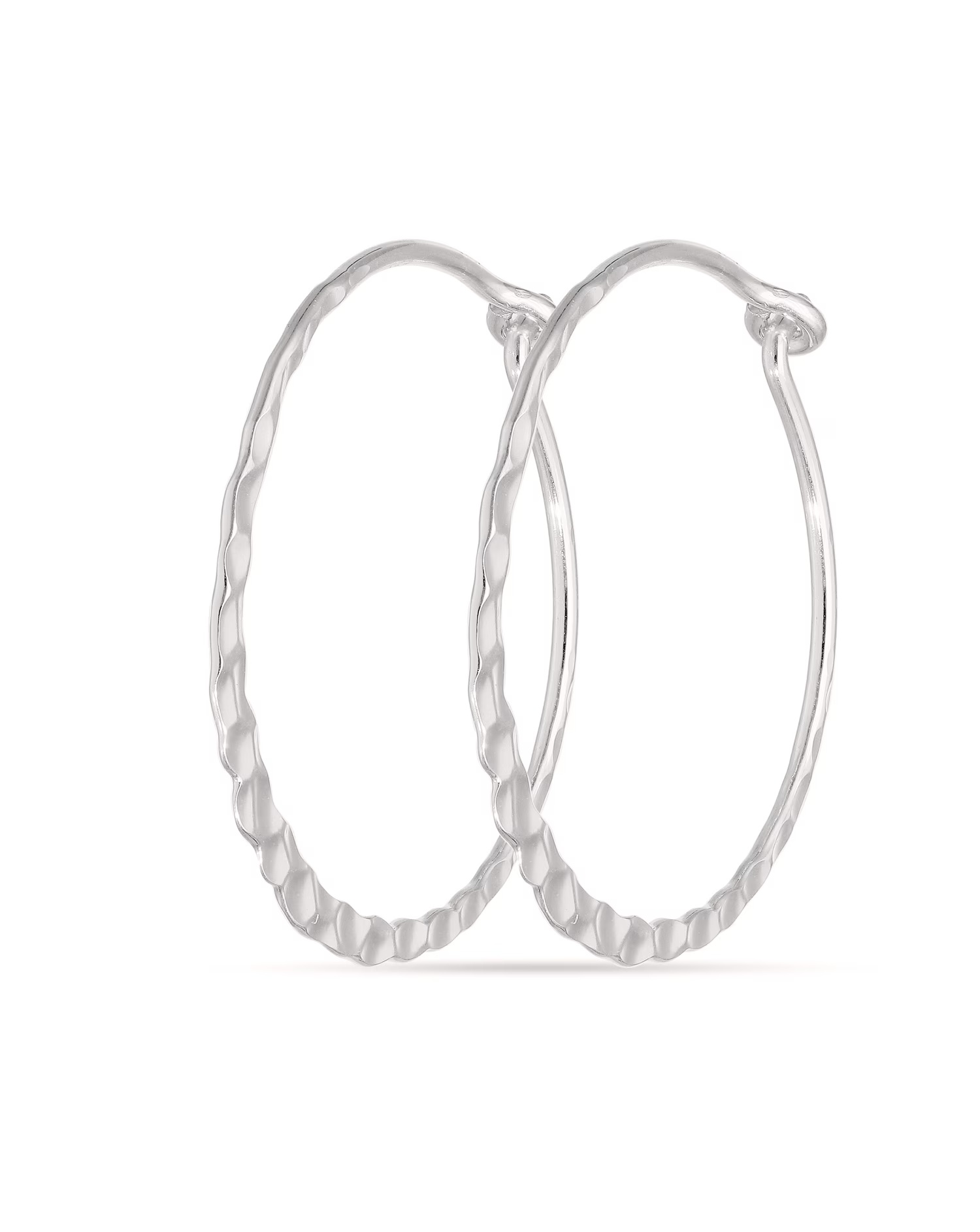 Sterling Silver 25mm Hammered Design Hoops 1 175765-sterling-silver-25mm-hammered-design-hoops-1.jpg