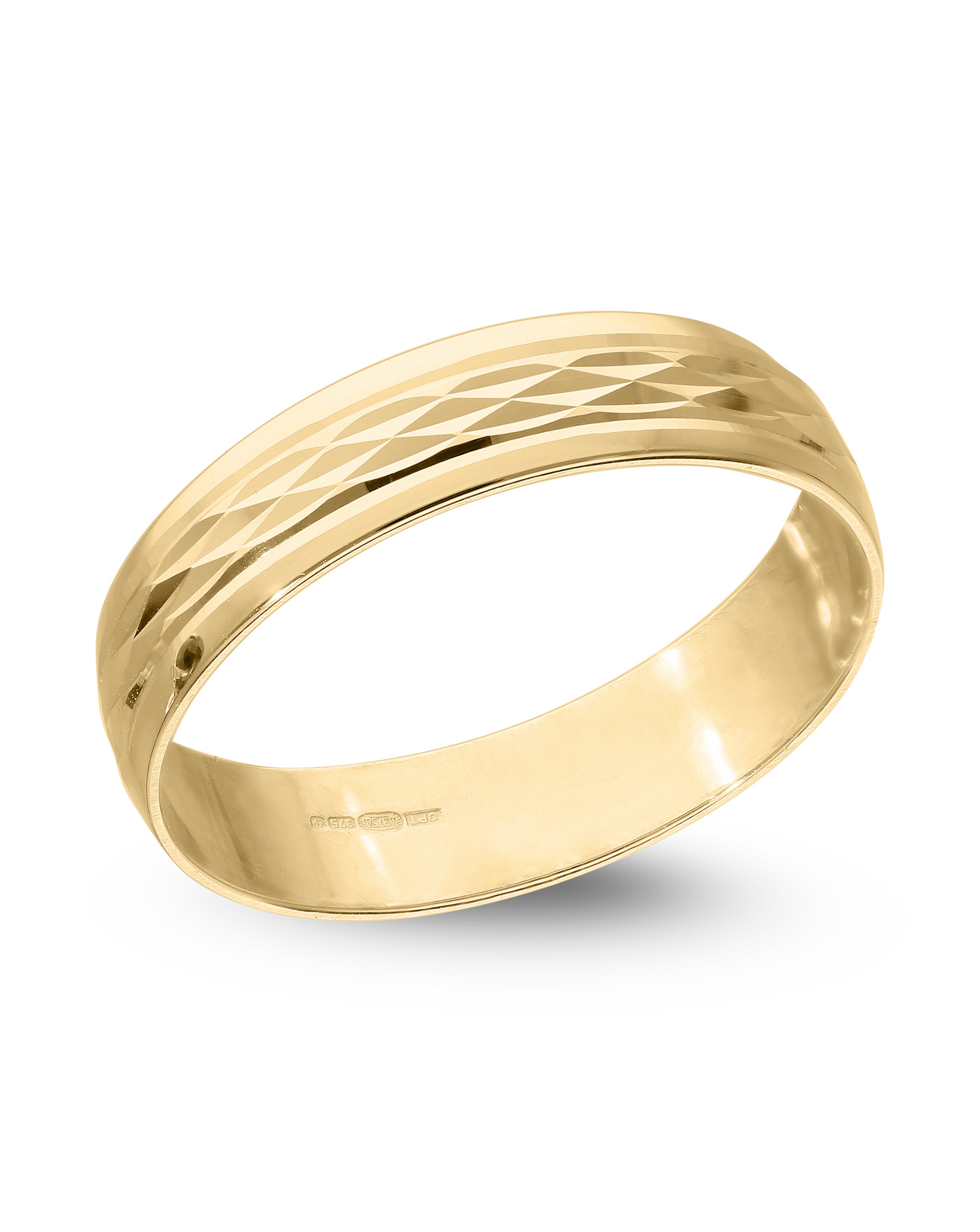 9 Carat Gold Modern Design Diamond Cut D Shape 4mm Wedding Band 1 175806-9-carat-gold-modern-design-diamond-cut-d-shape-4mm-wedding-band-1.jpg