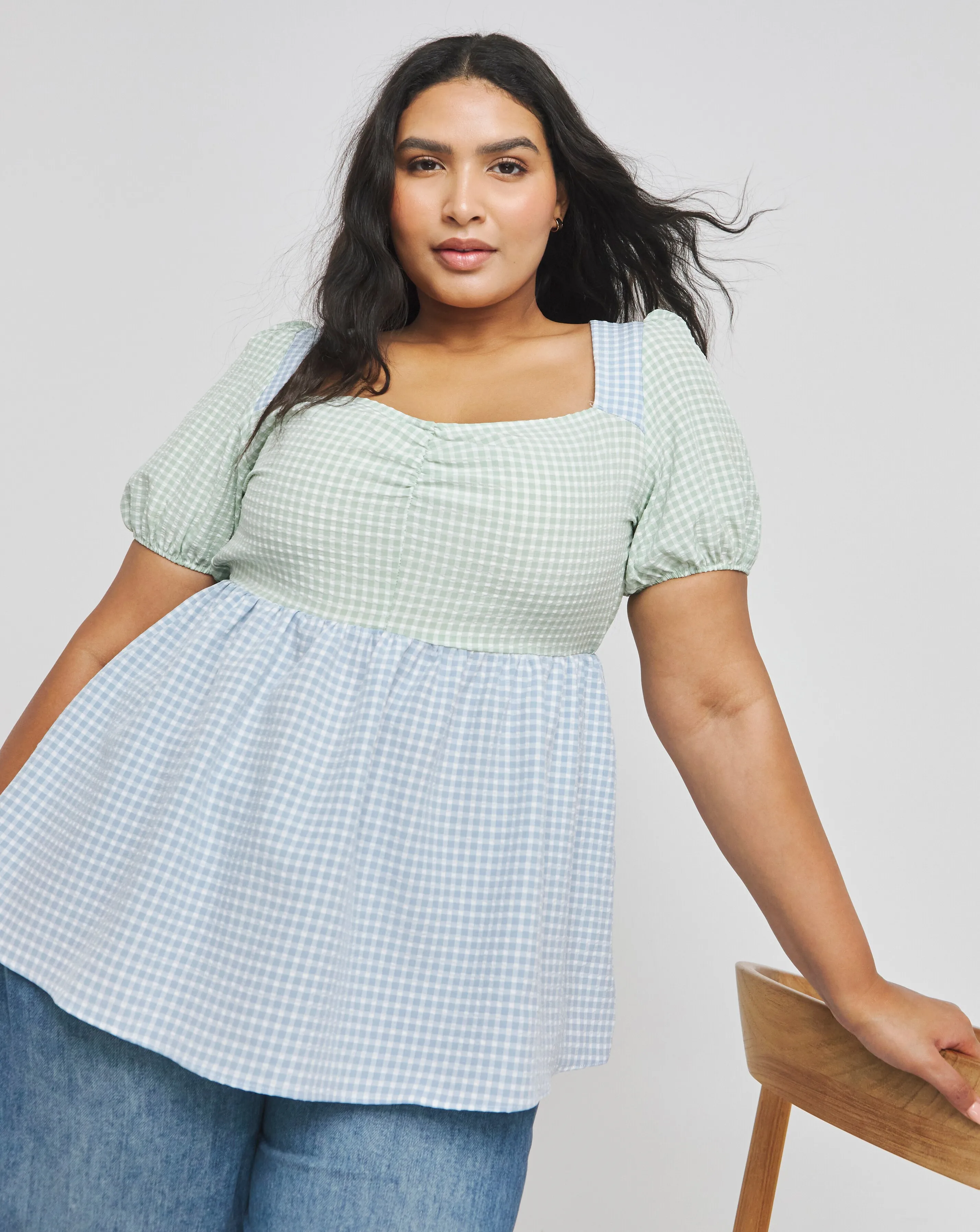 1760-mixed-gingham-ruched-front-smock-top-with-bow-back-detail-1.webp