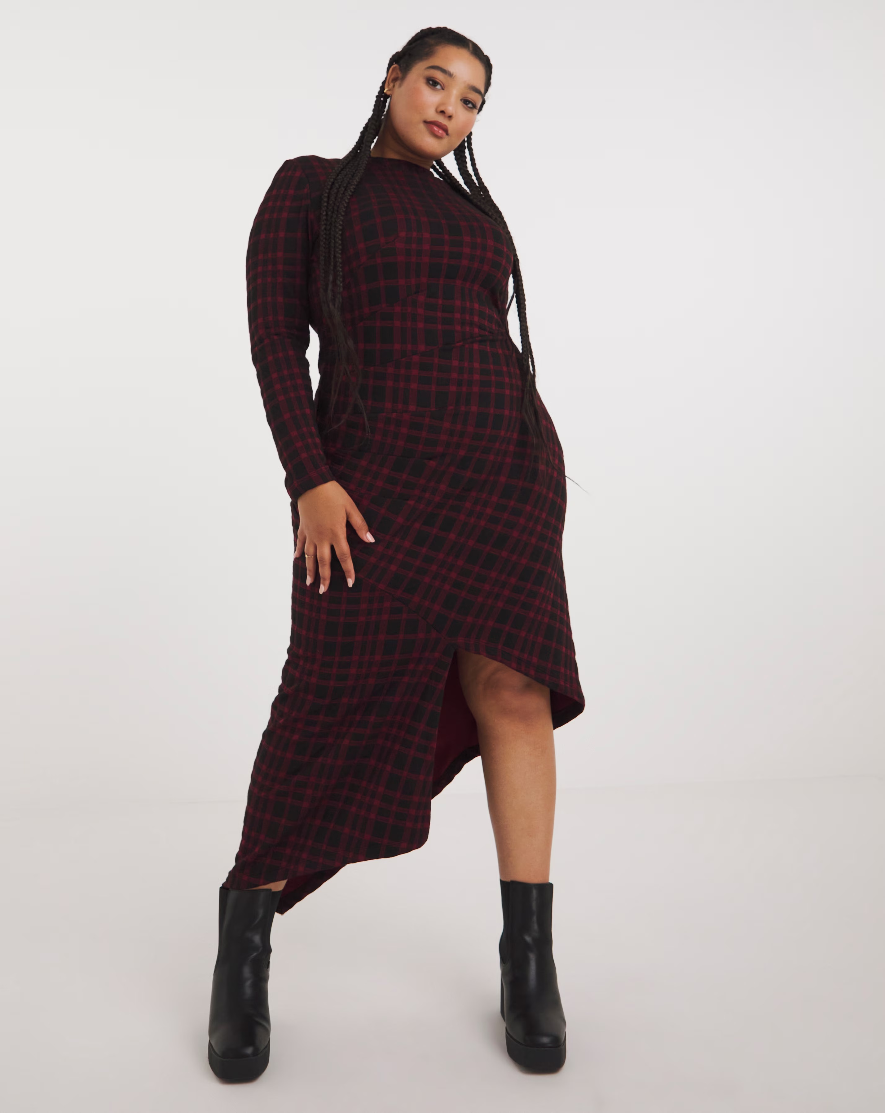 Joe Browns Check It Out Midi Dress