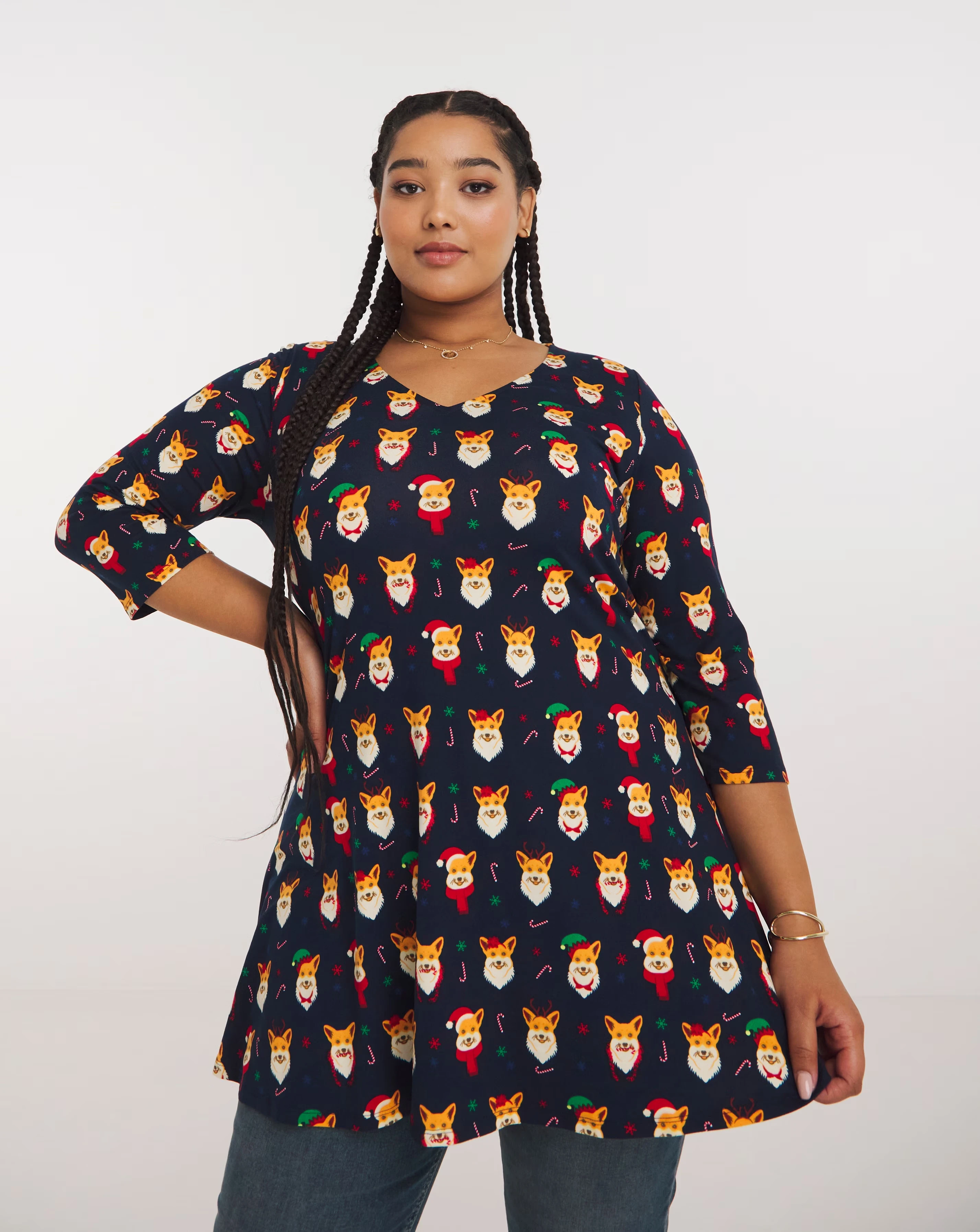180432-joe-browns-christmas-corgi-jersey-tunic-1.webp