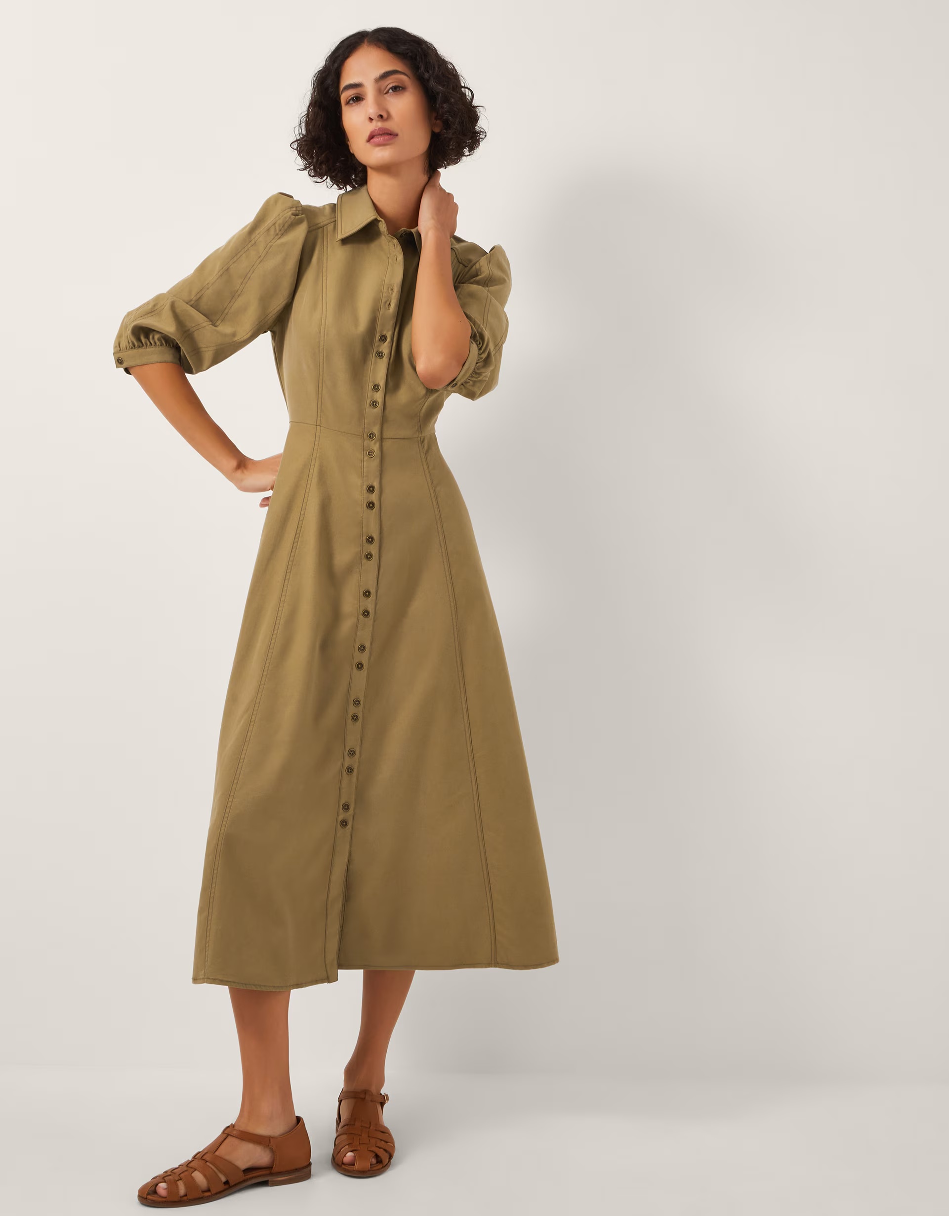 Monsoon Verity Midi Shirt Dress