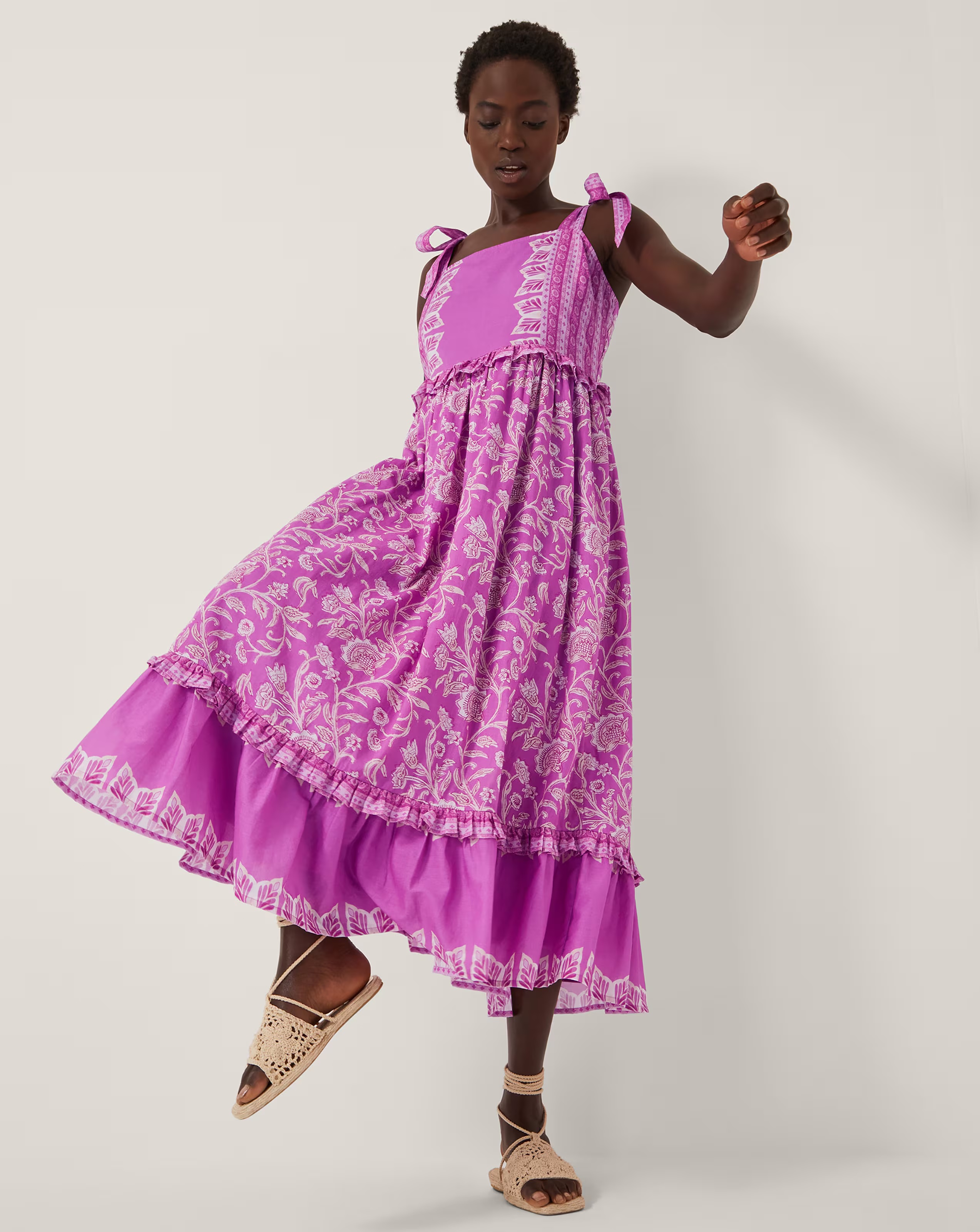Monsoon Jemima Floral Midi Sundress