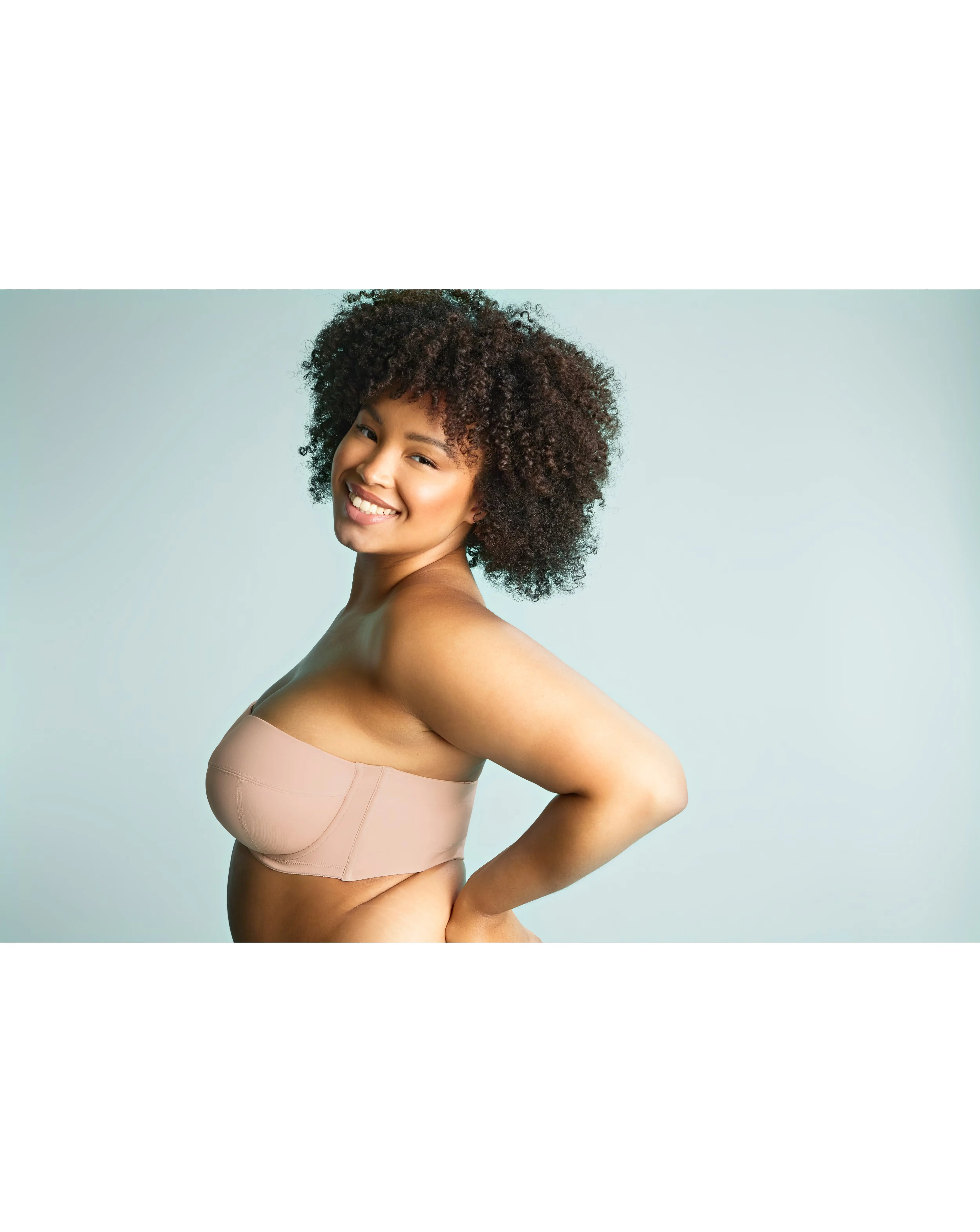Sculptresse by Panache Dana Strapless Wired Bra Linen