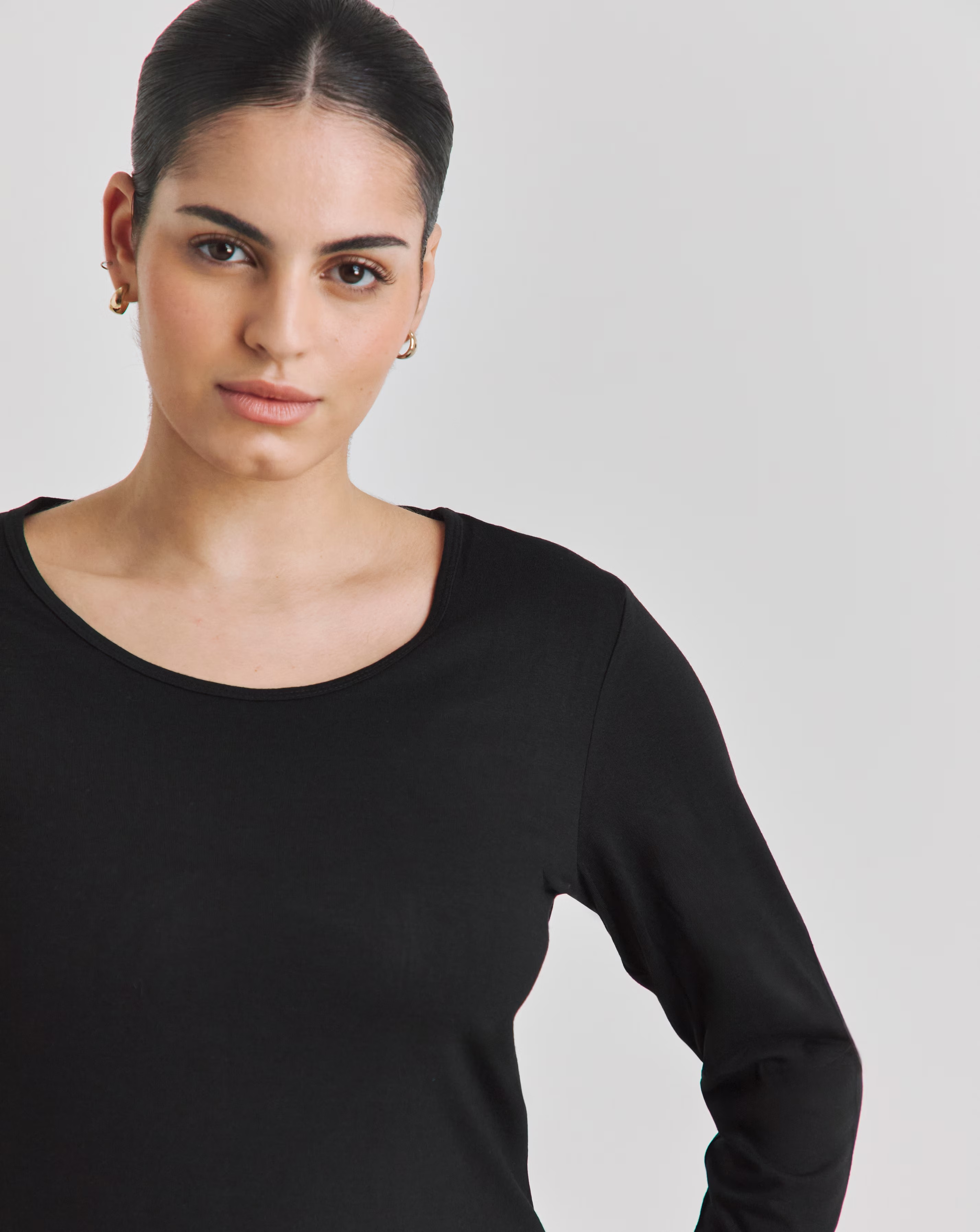 Pretty Secrets 2 Pack Thermal Long Sleeve Tops - Black