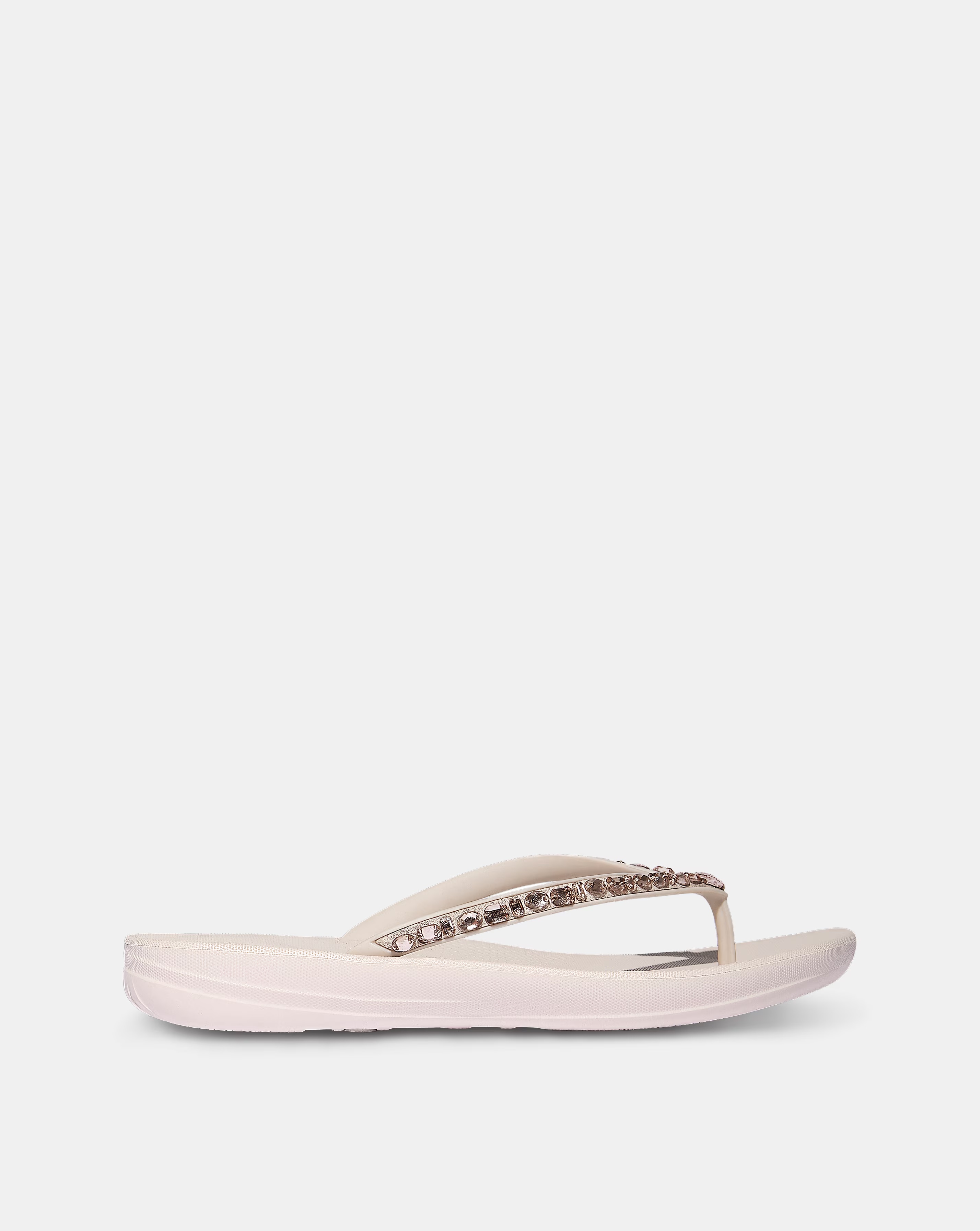 Fit Flop Rose iQushion Crystal Flip-Flops -Standard Fit (D)