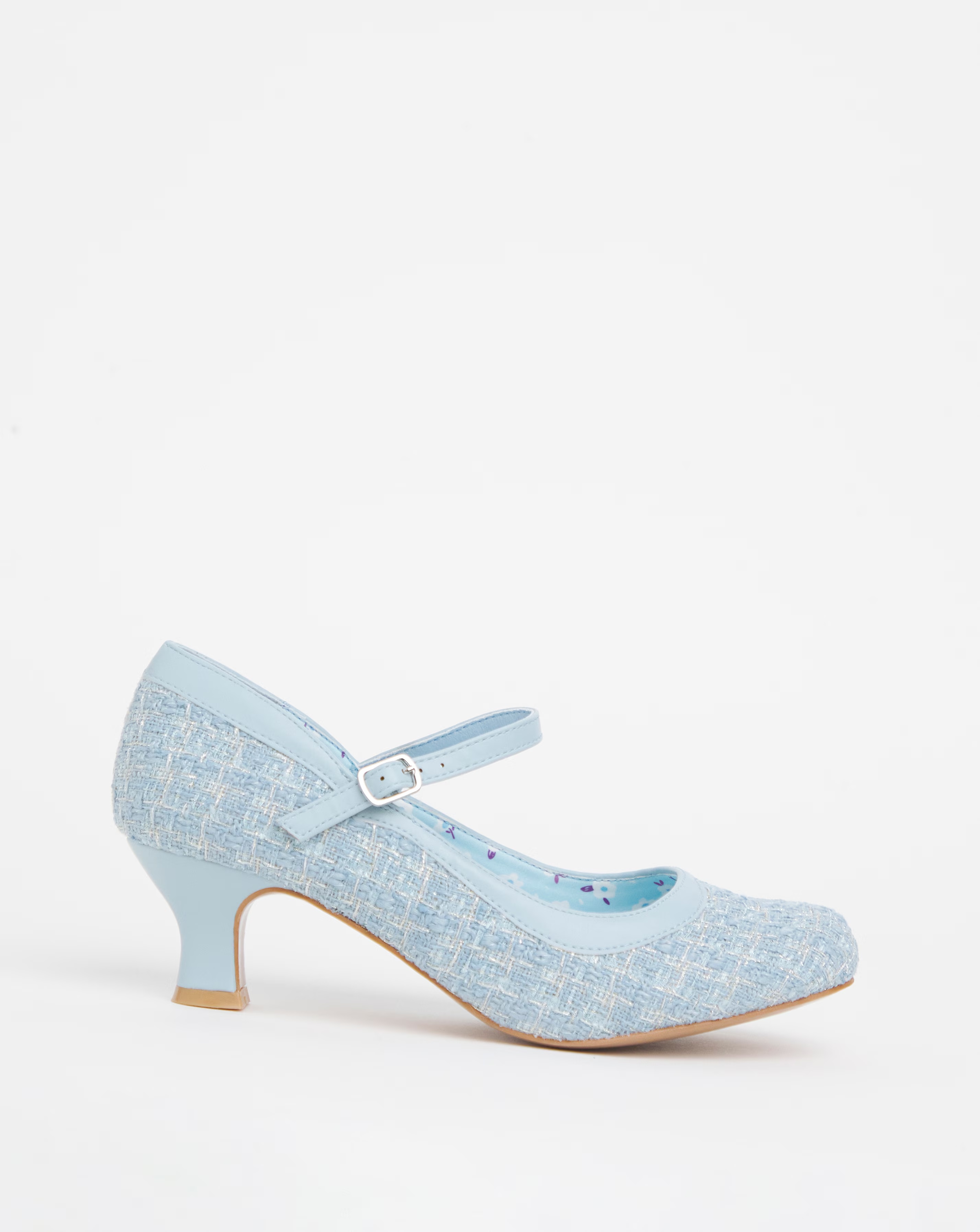 Joe Browns Blue Heeled Tweed Mary Jane- Extra Wide Fit (EEE) 1 20496-joe-browns-blue-heeled-tweed-mary-jane-extra-wide-fit-eee–1.jpg