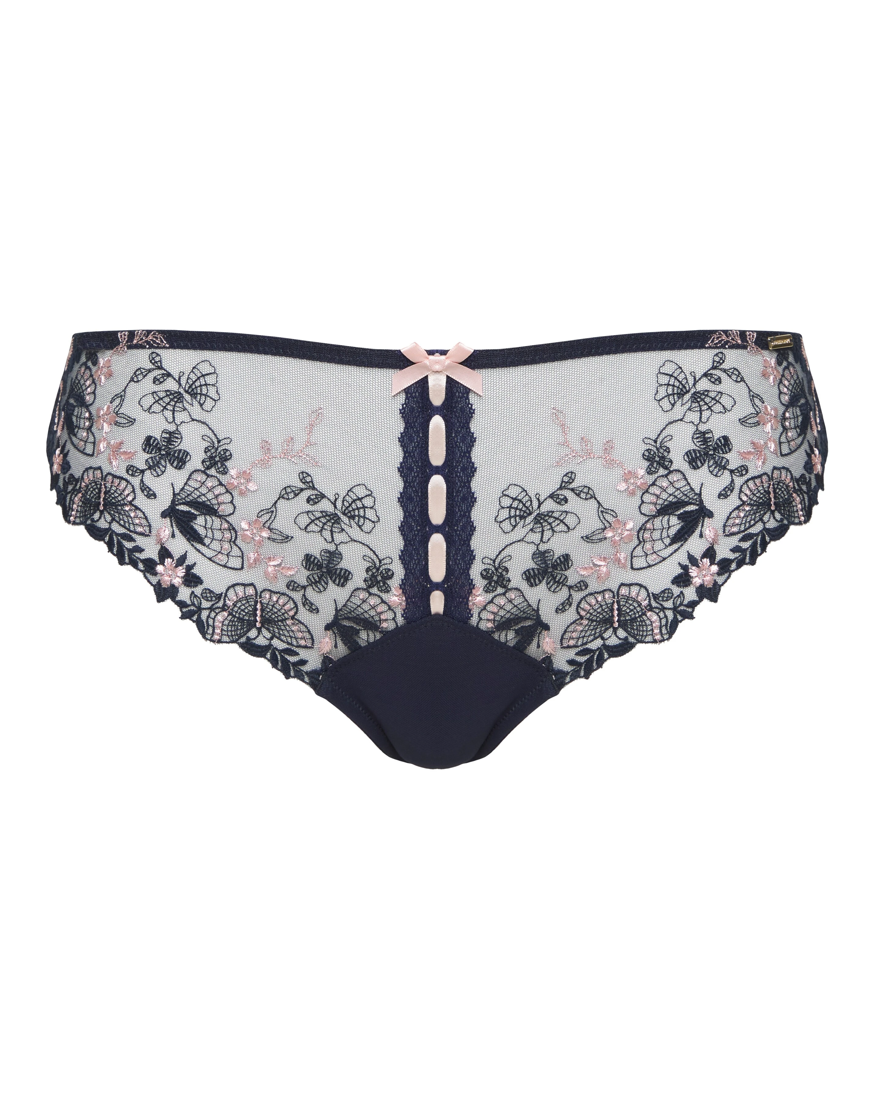 Joanna Hope Butterfly Embroidery Midi Briefs