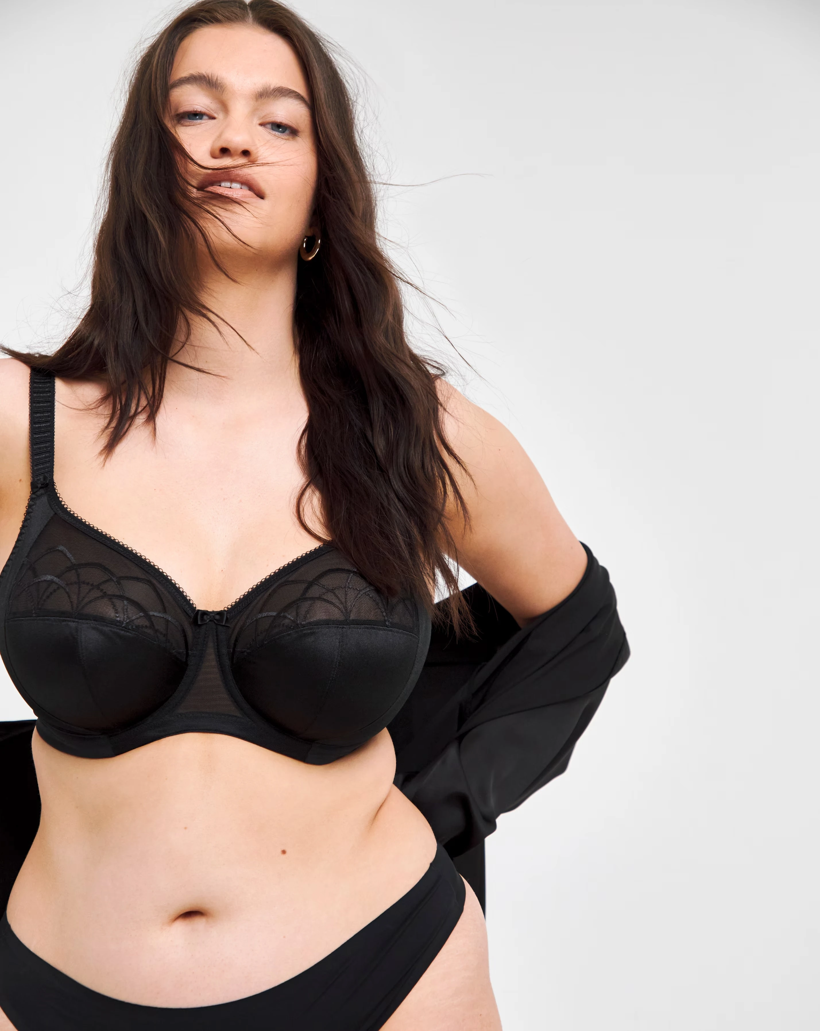 Elomi Cate Full Cup Wired Bra Black