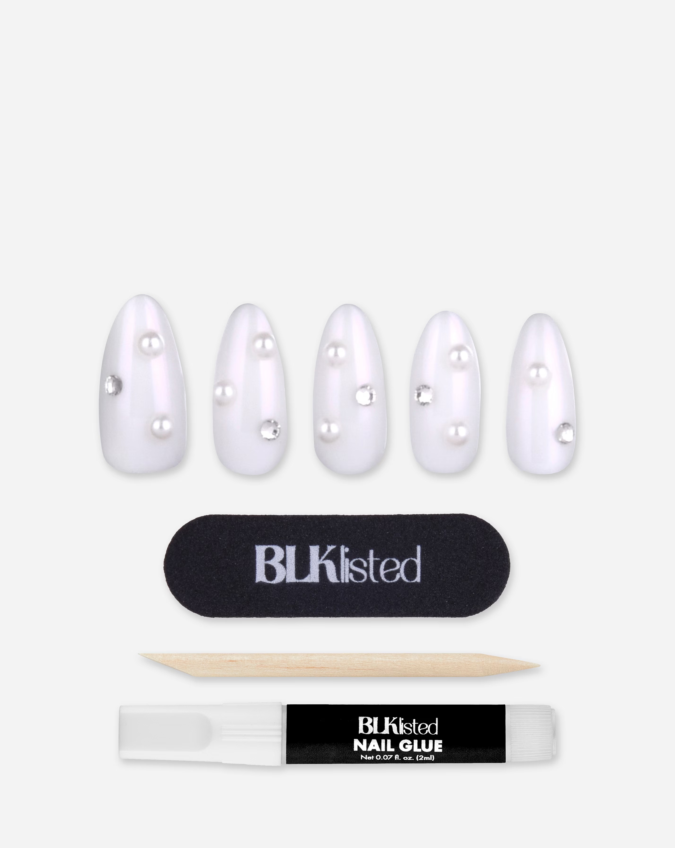 BLK Listed Instant Acrylic Nails, Iced Out 1 27173-blk-listed-instant-acrylic-nails-iced-out-1.jpg