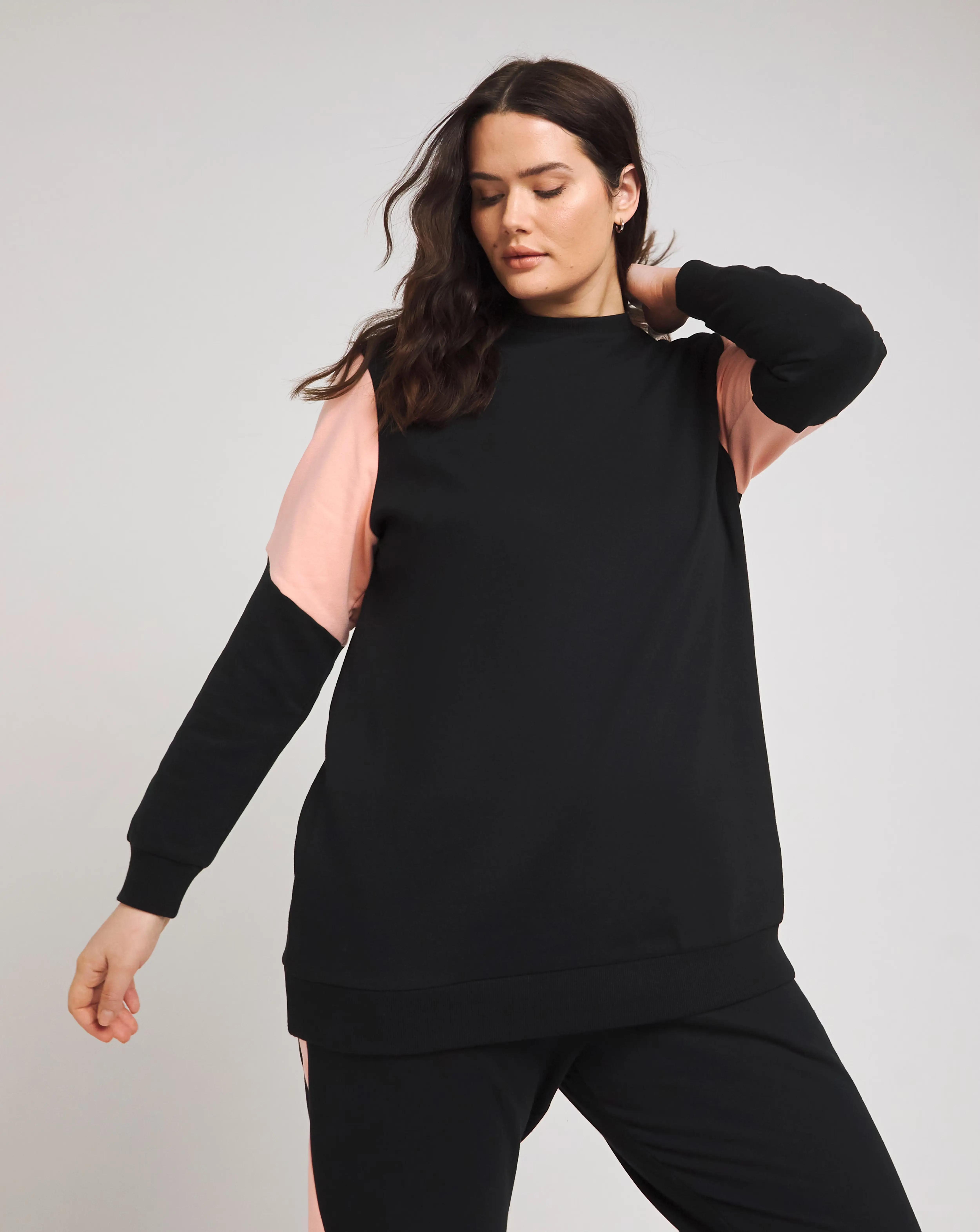 27529-black-and-peach-colourblock-sweatshirt-1.webp