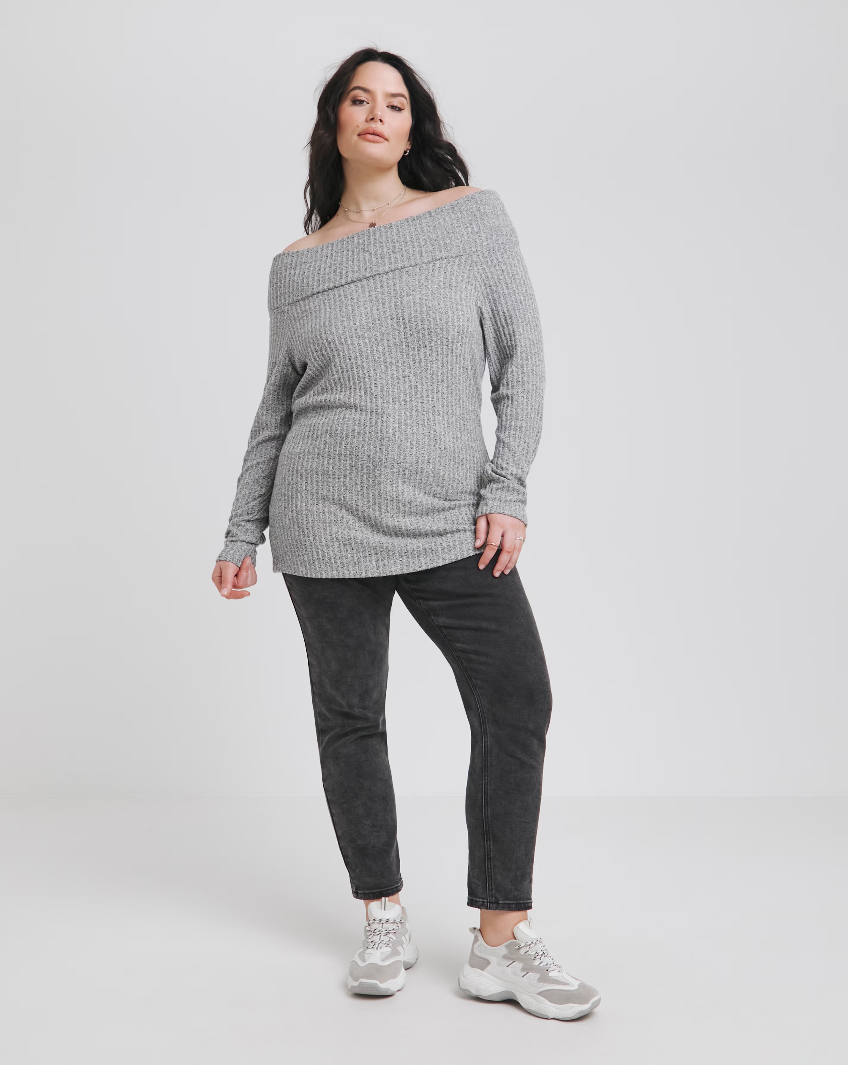 27785-simply-be-grey-marl-rib-bardot-top-1.webp
