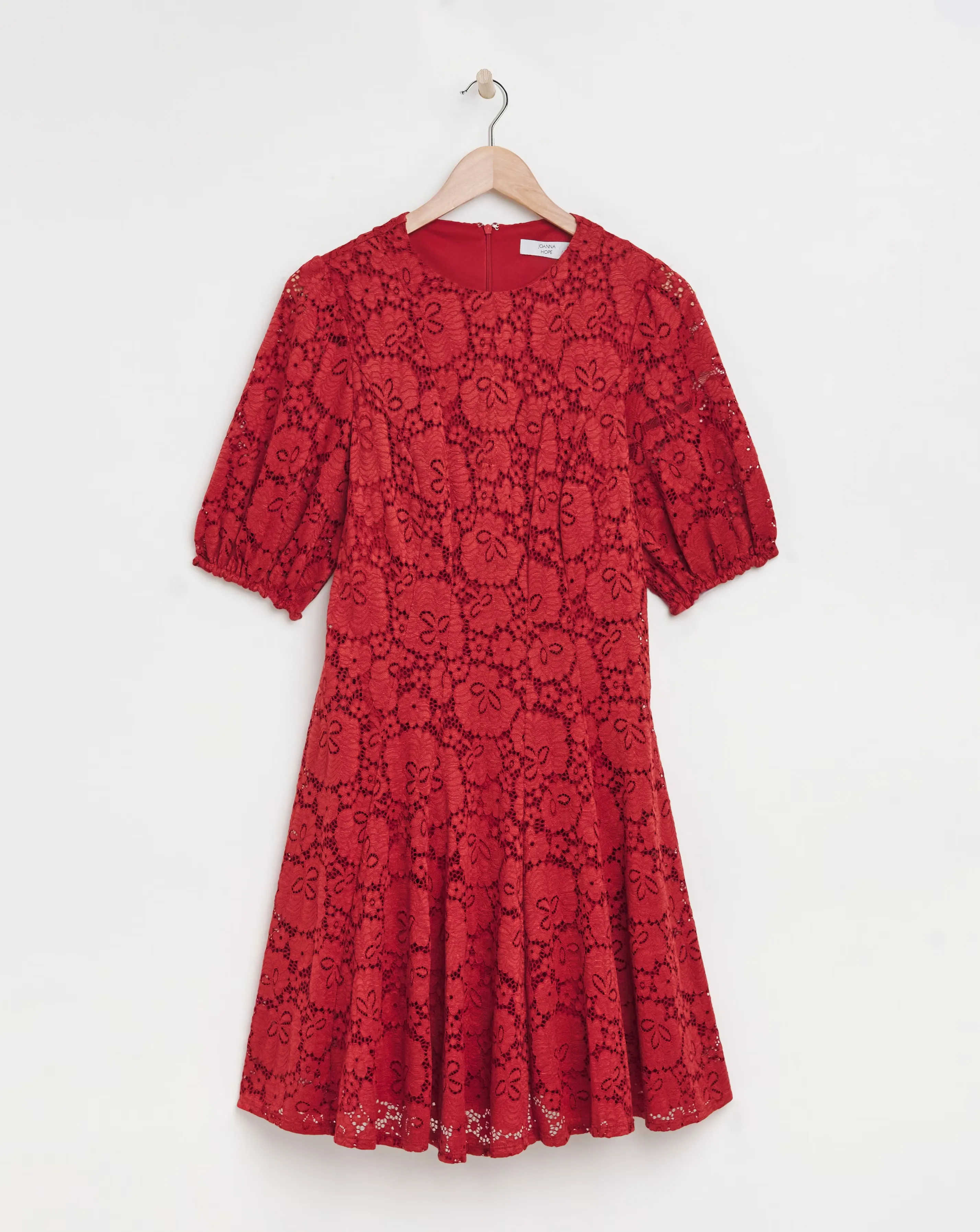 Joanna Hope Stretch Lace Skater Dress