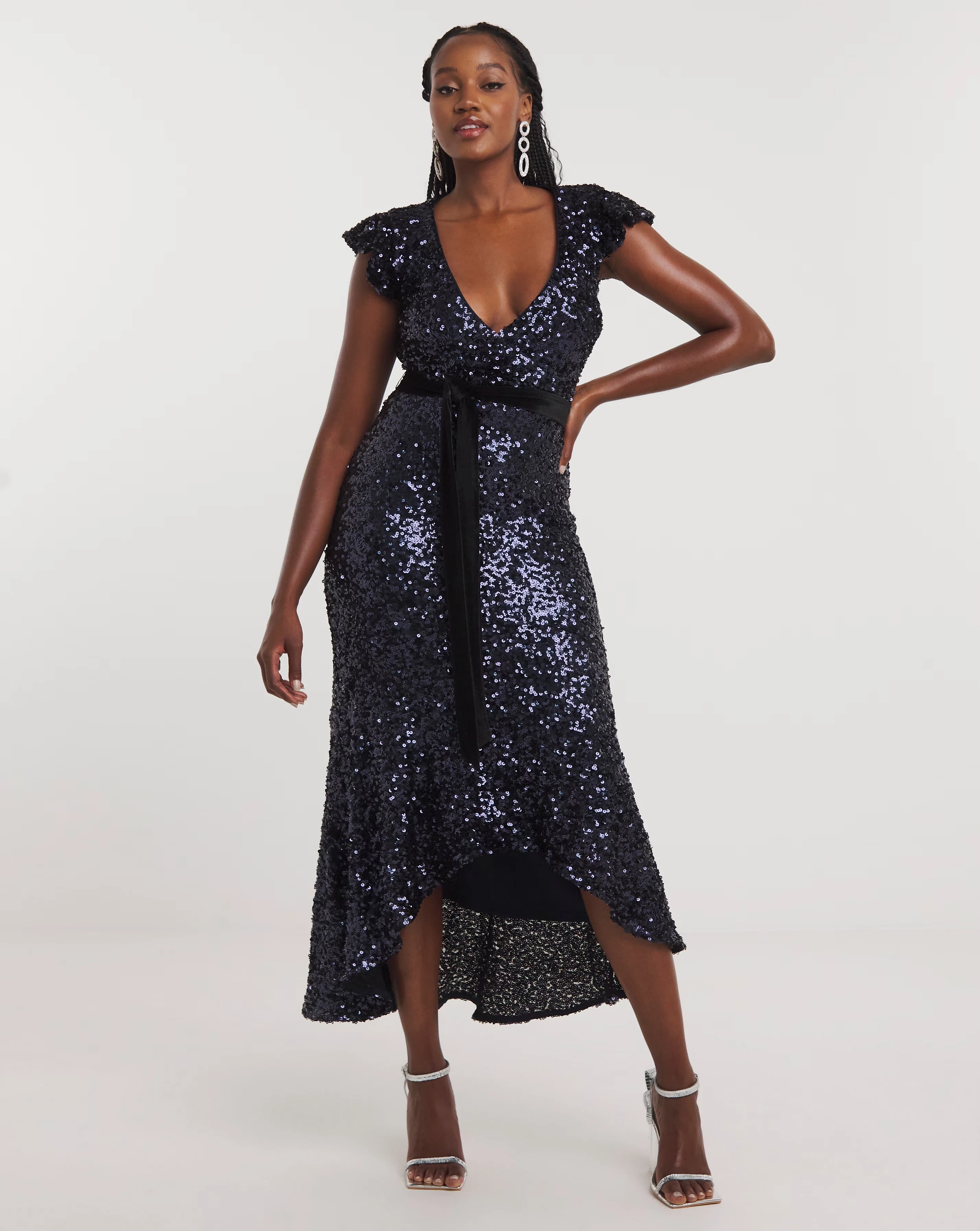 Joanna Hope Sequin Maxi Dress