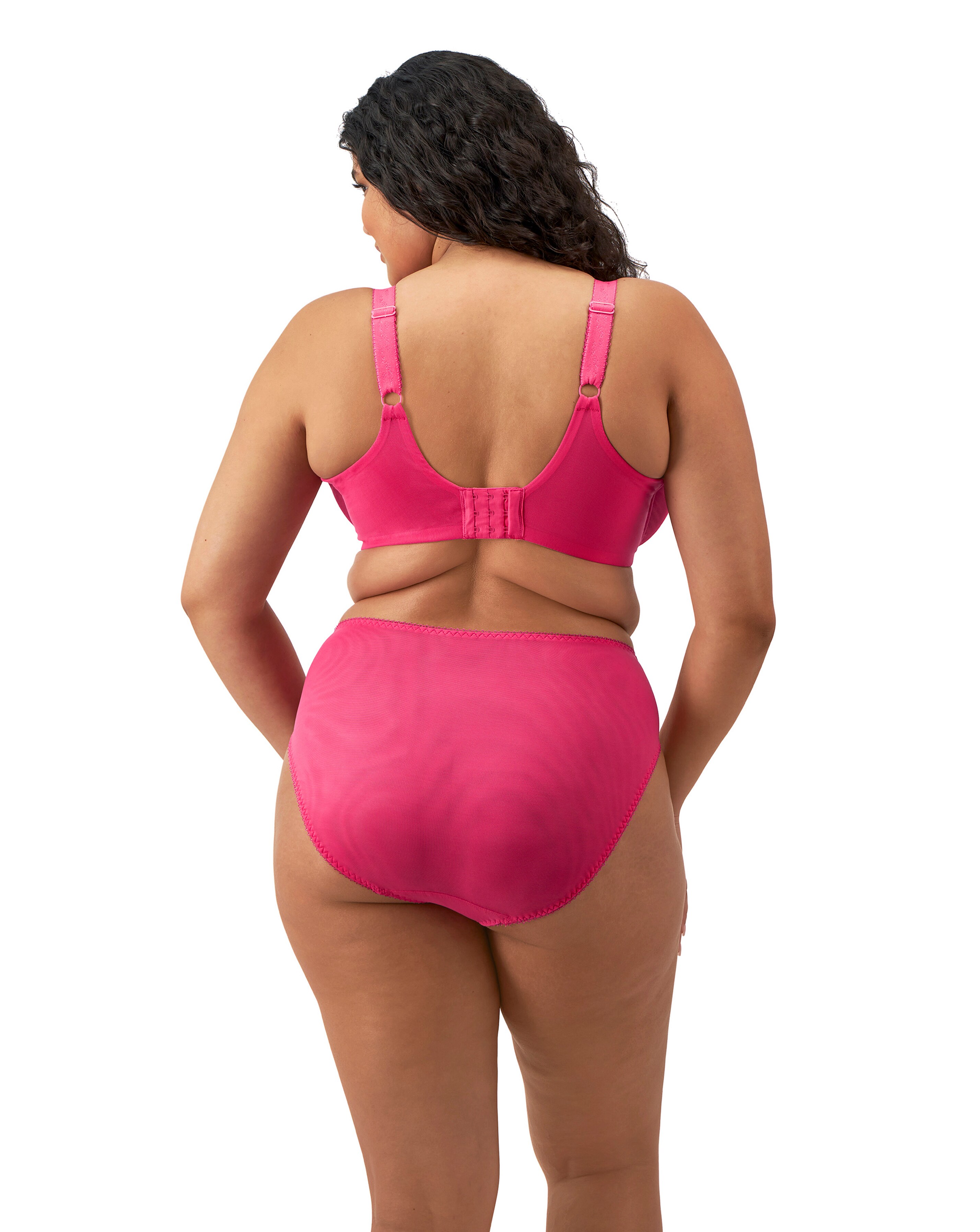 Elomi Zarla High Leg Knicker Red