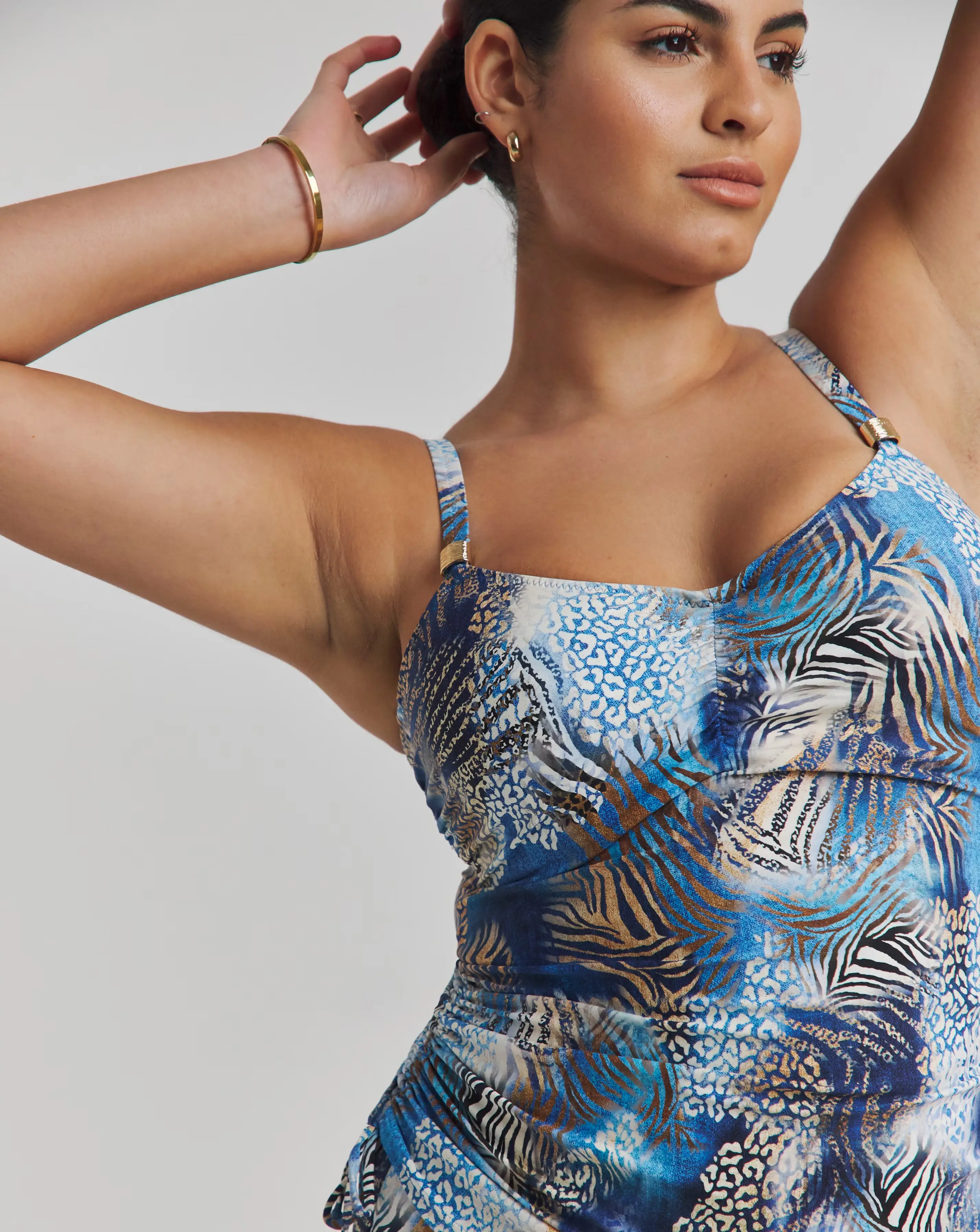Fantasie Seraya Sands Wired Adjustable Tankini Top Denim