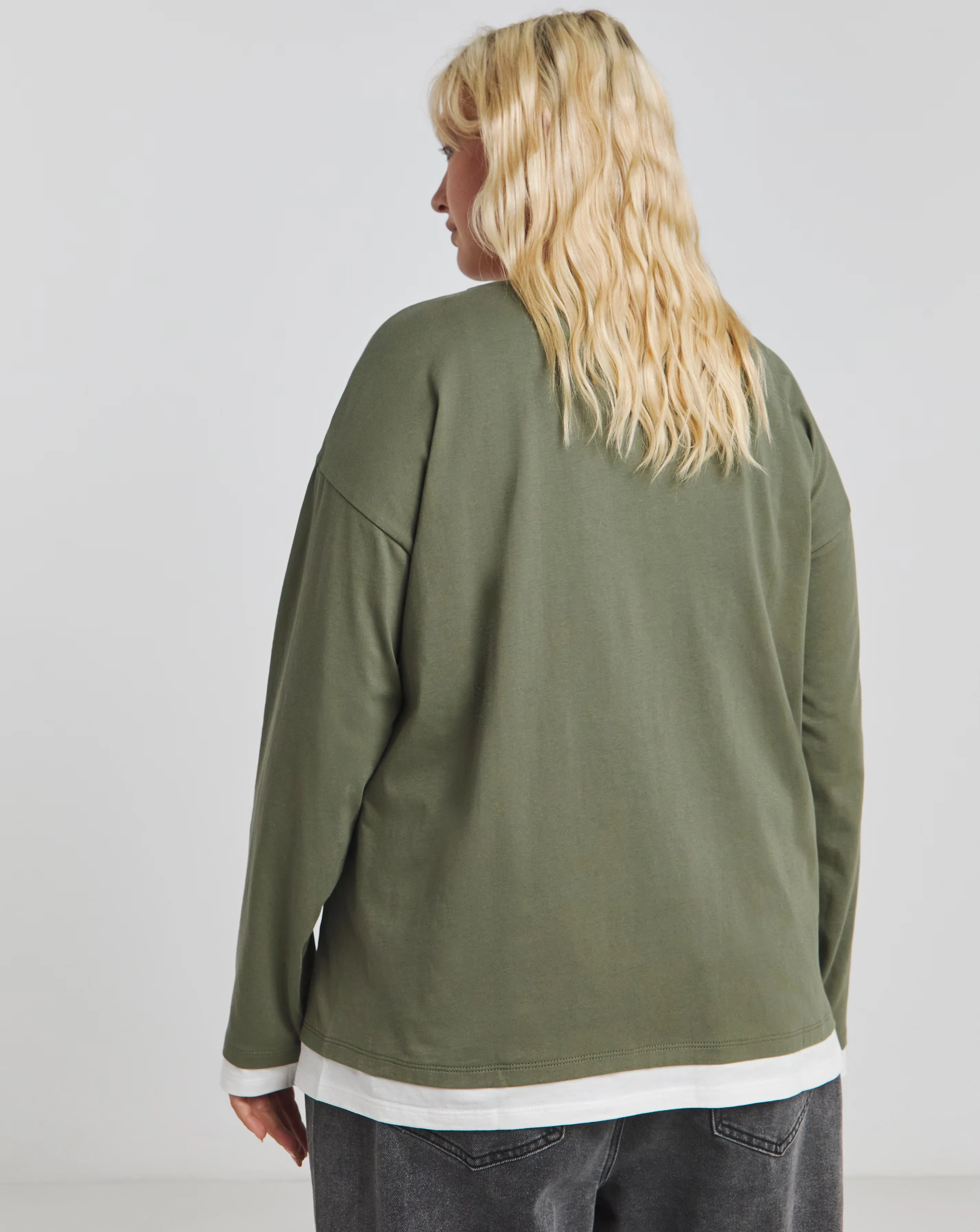 34554-khaki-amp-cream-long-sleeve-side-split-t-shirt-1.webp