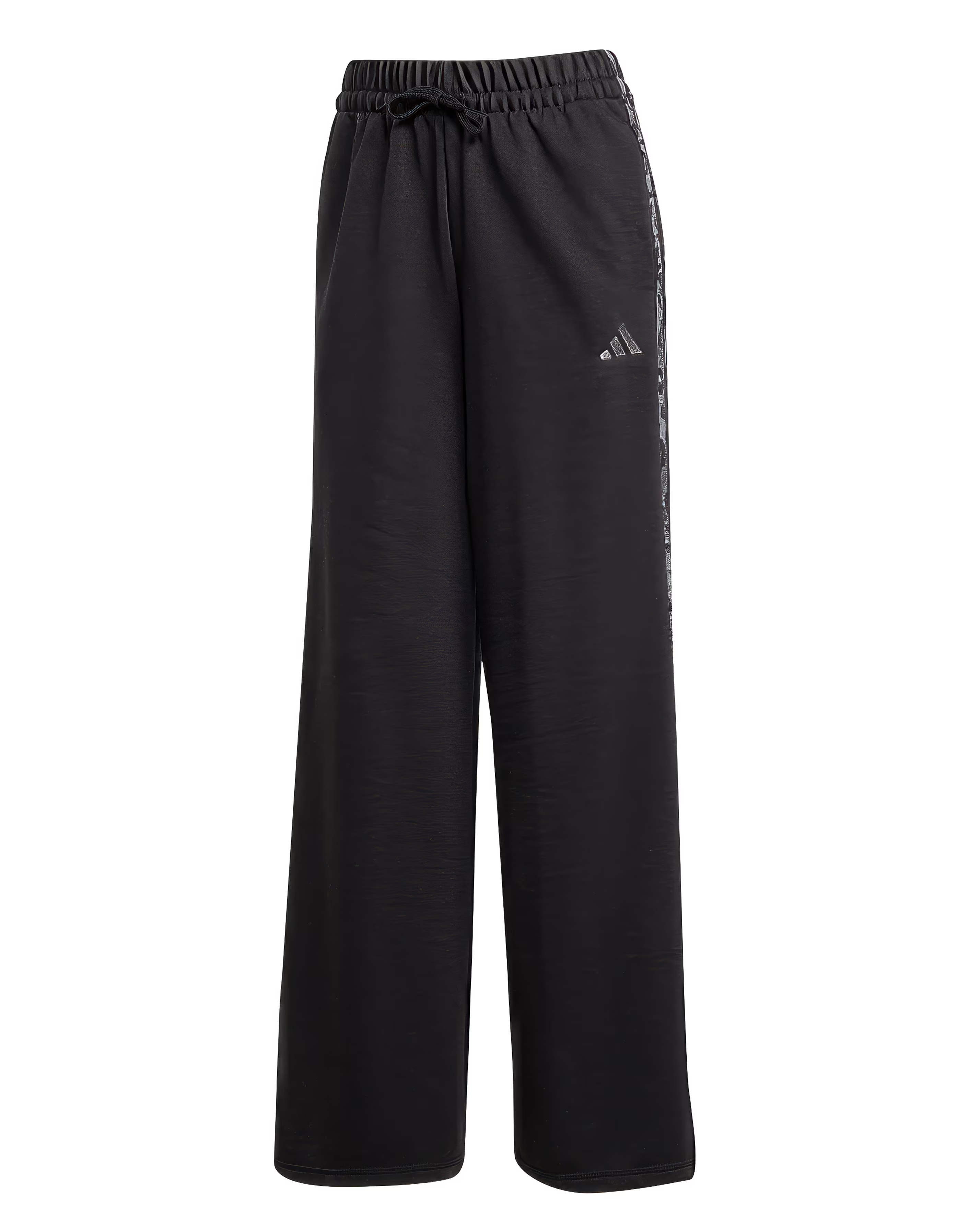 adidas Wide Leg Leopard Print 3 Stripe Jogger