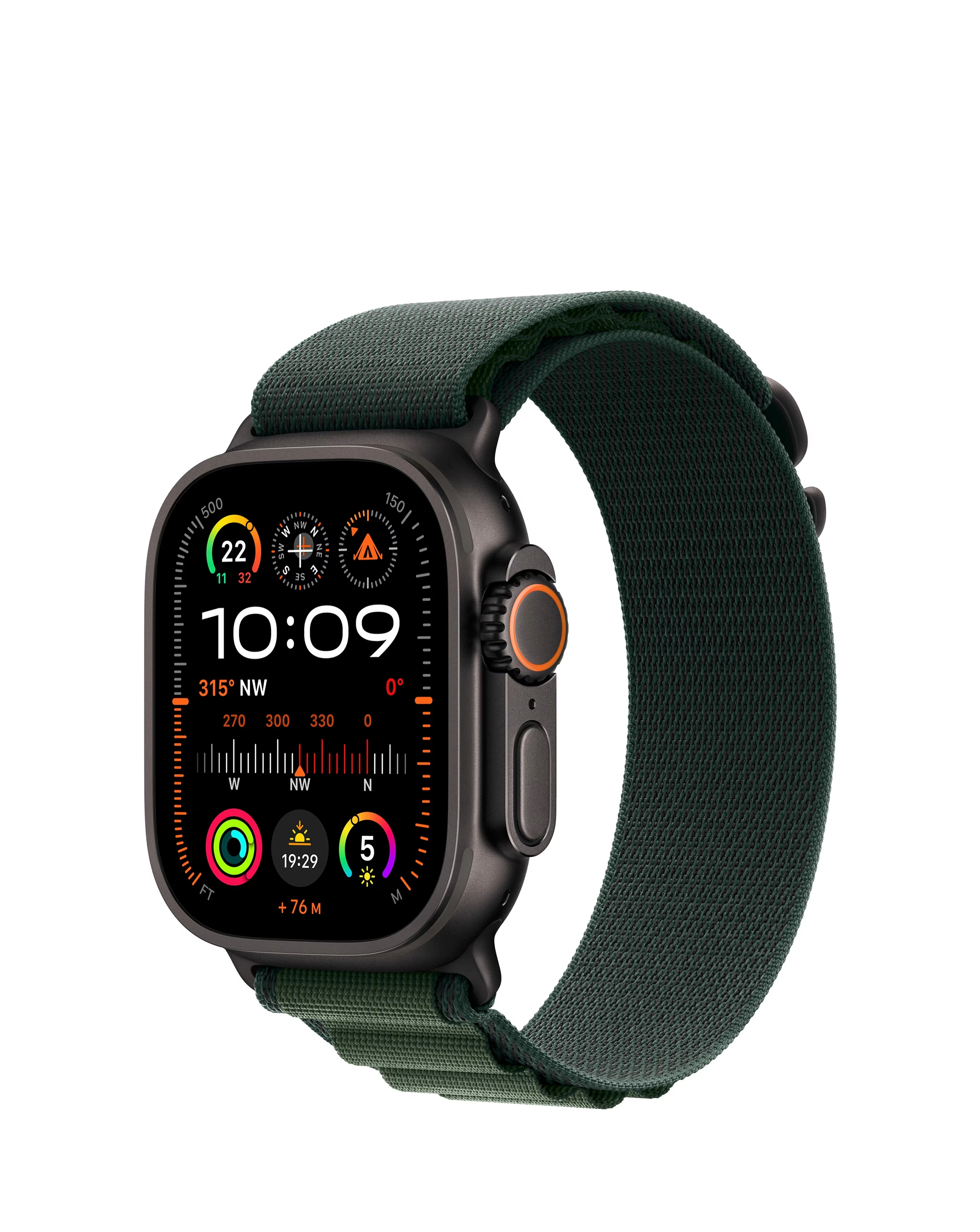 Apple Watch Ultra 2 GPS/Cellular 49mm Black Titanium Case with Black Ocean Band