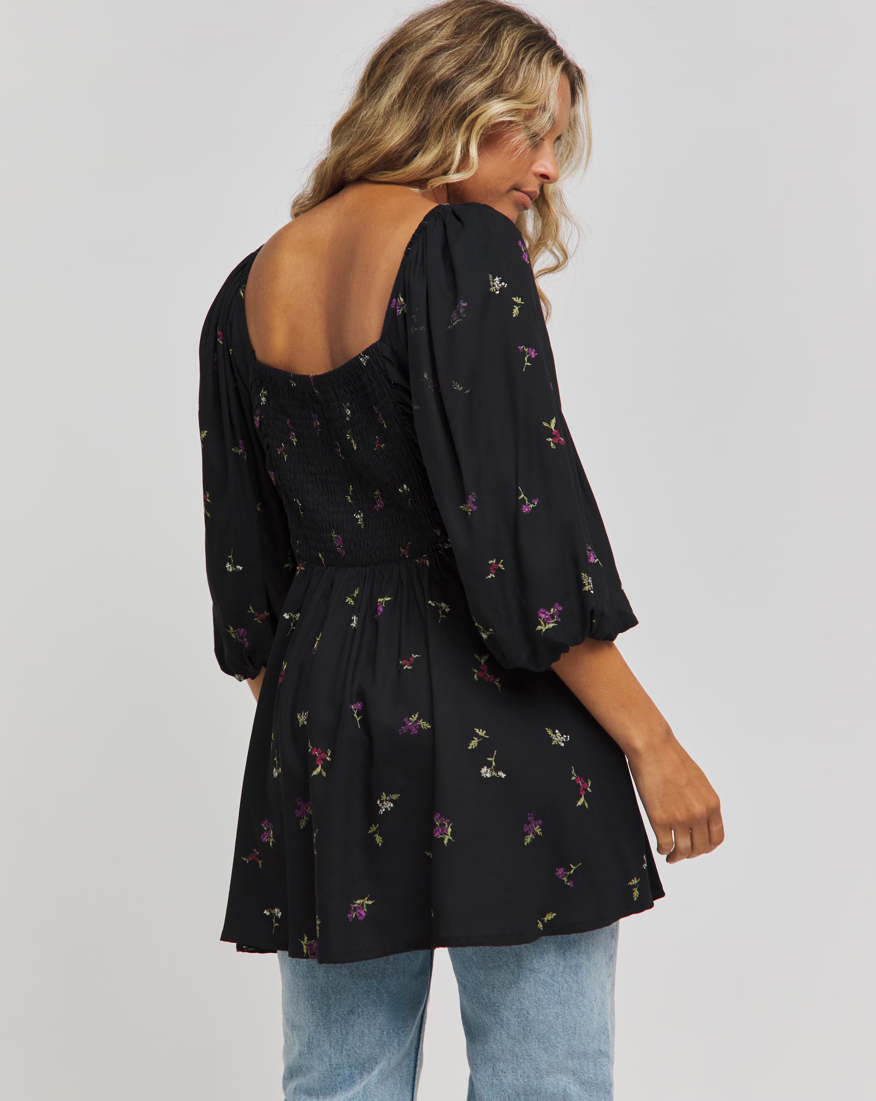 35374-black-ditsy-square-neck-blouse-1.webp
