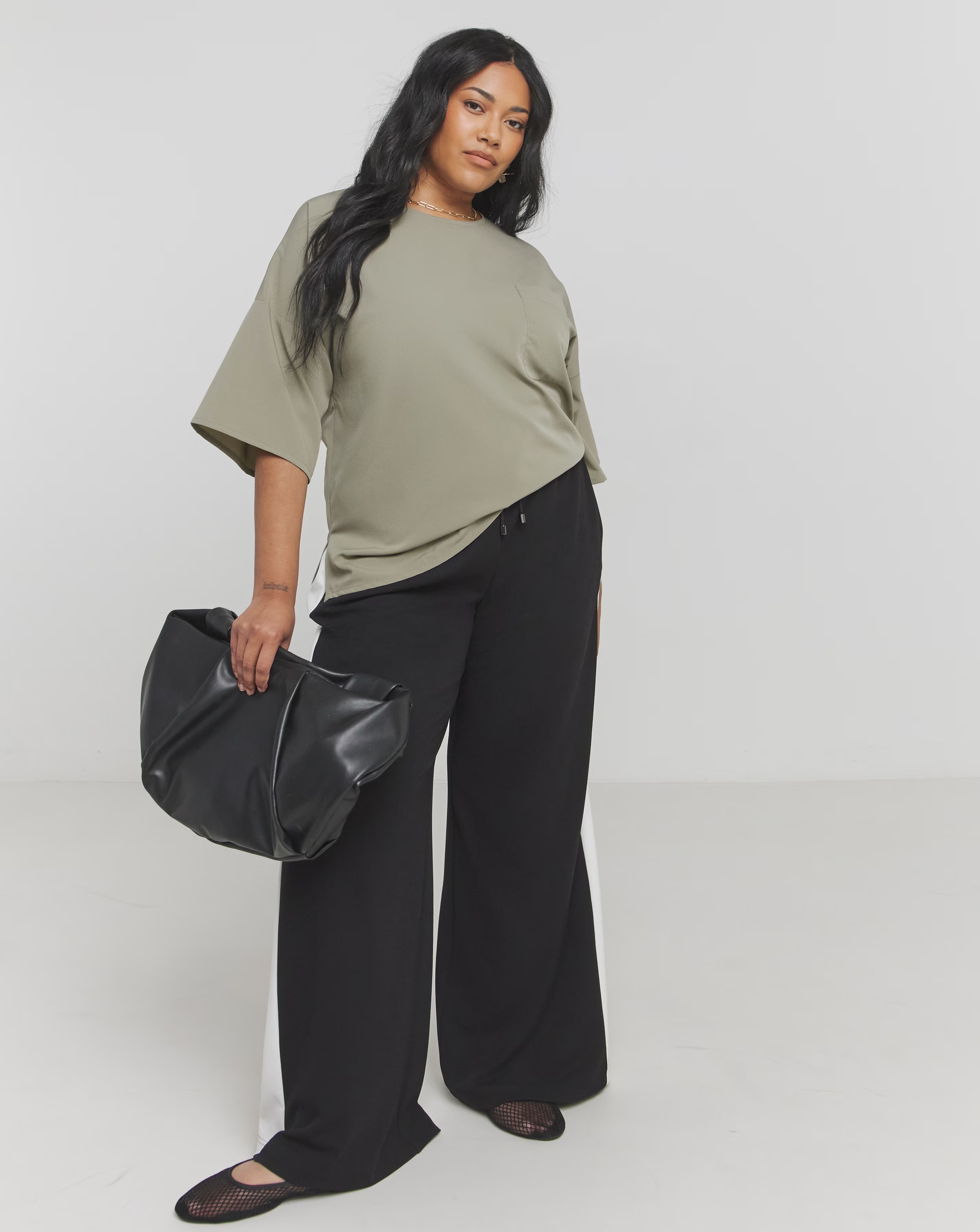 Khaki Pocket Drop Shoulder Boxy Blouse 1 35479-khaki-pocket-drop-shoulder-boxy-blouse-1.jpg