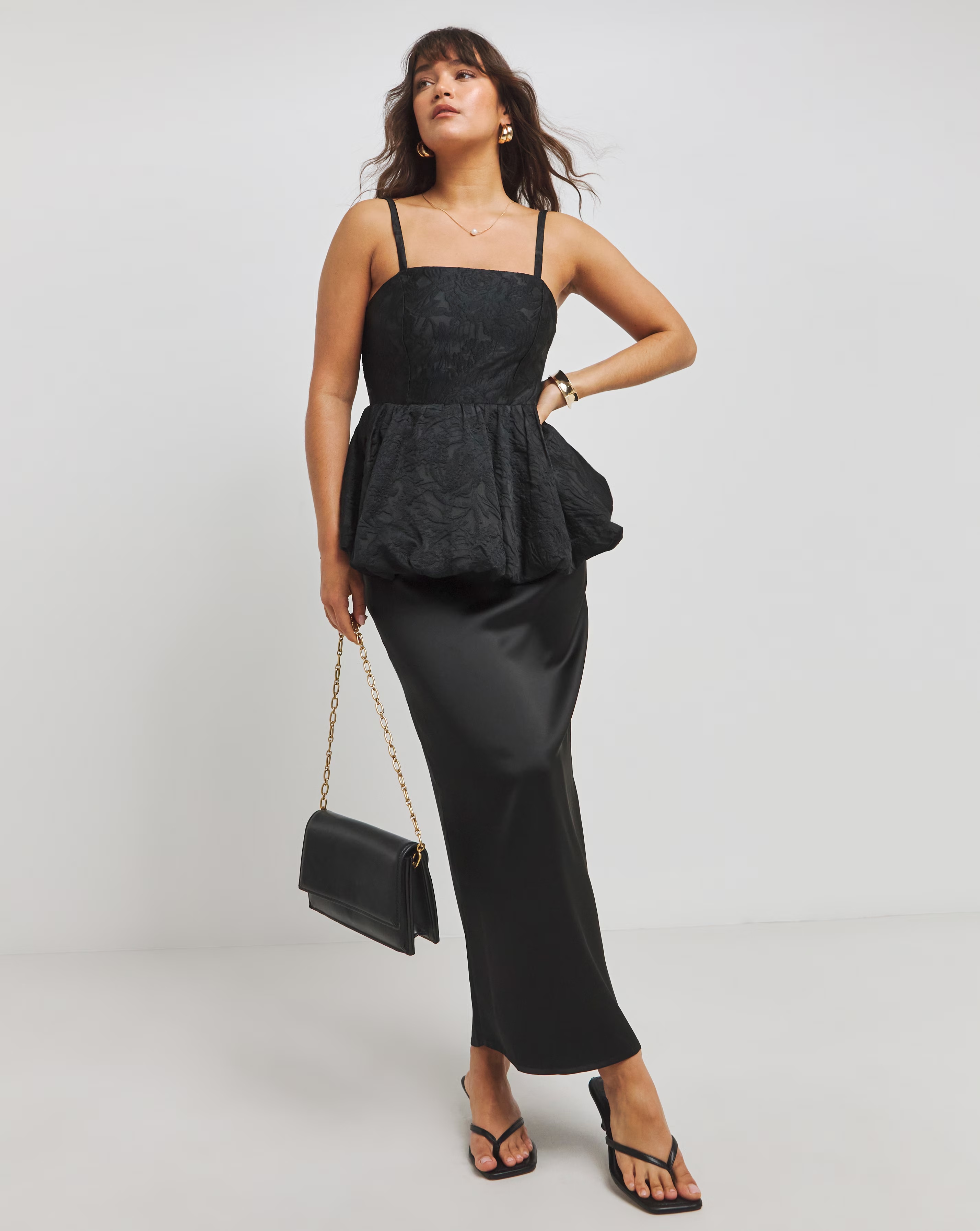 Jacquard Puff Cami