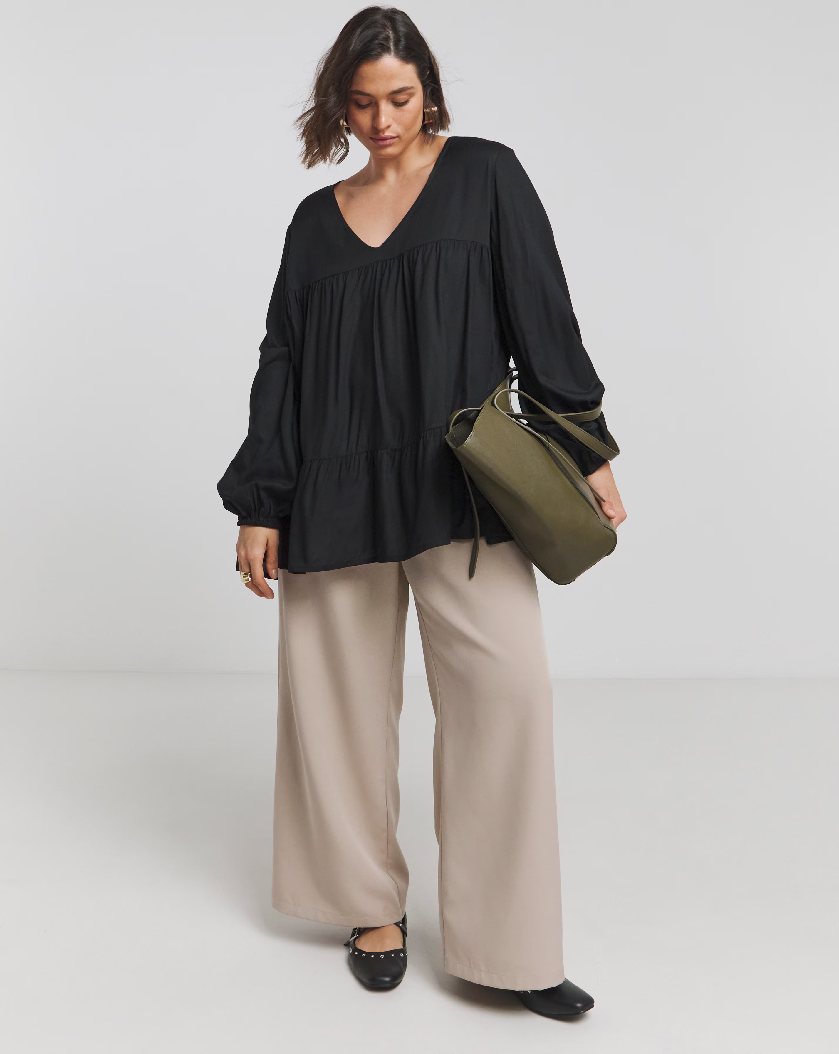 Black Viscose Balloon Sleeve Blouse 1 36399-black-viscose-balloon-sleeve-blouse-1.jpg