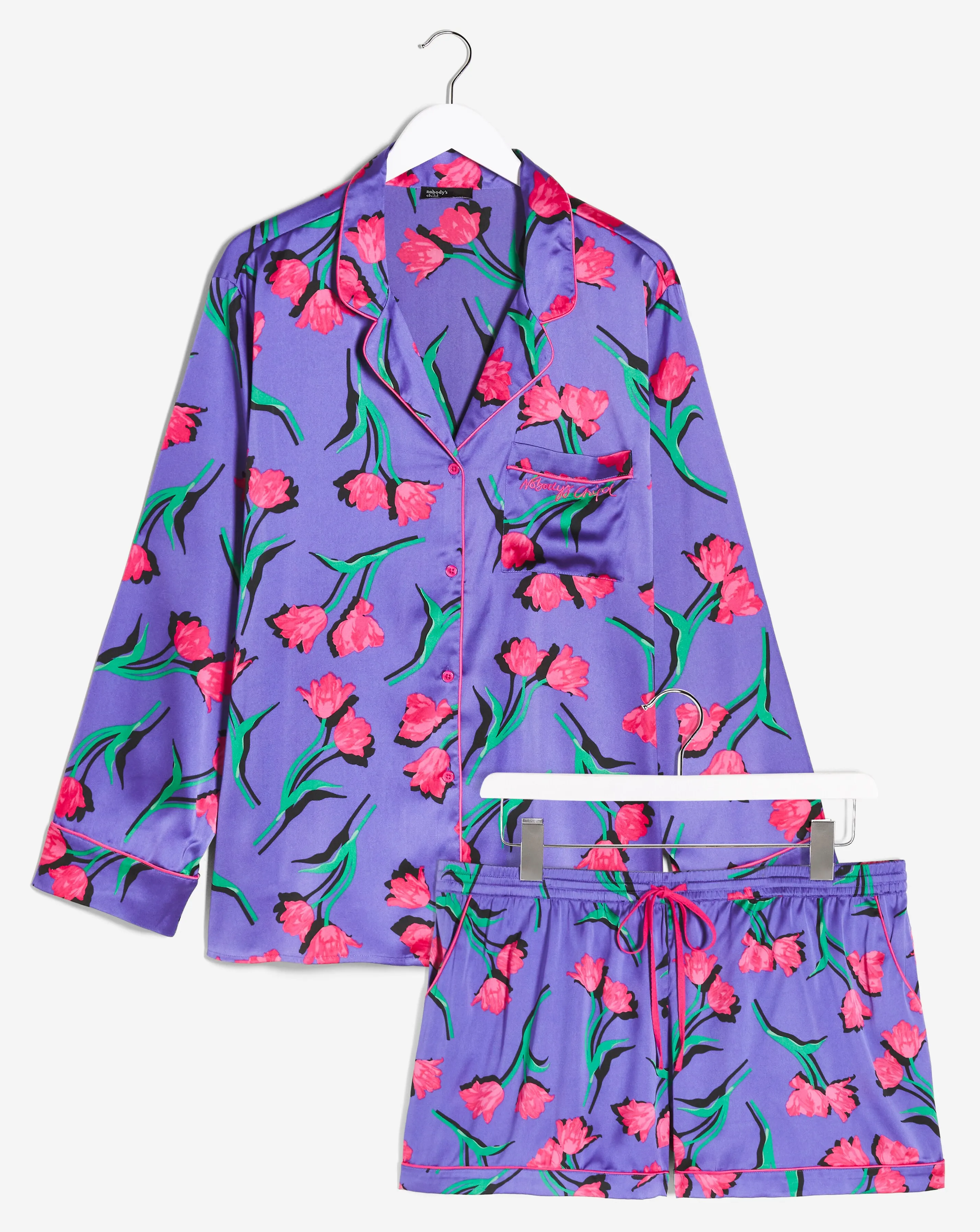 3714-nobodys-child-satin-revere-long-sleeve-shortie-pj-set-1.webp