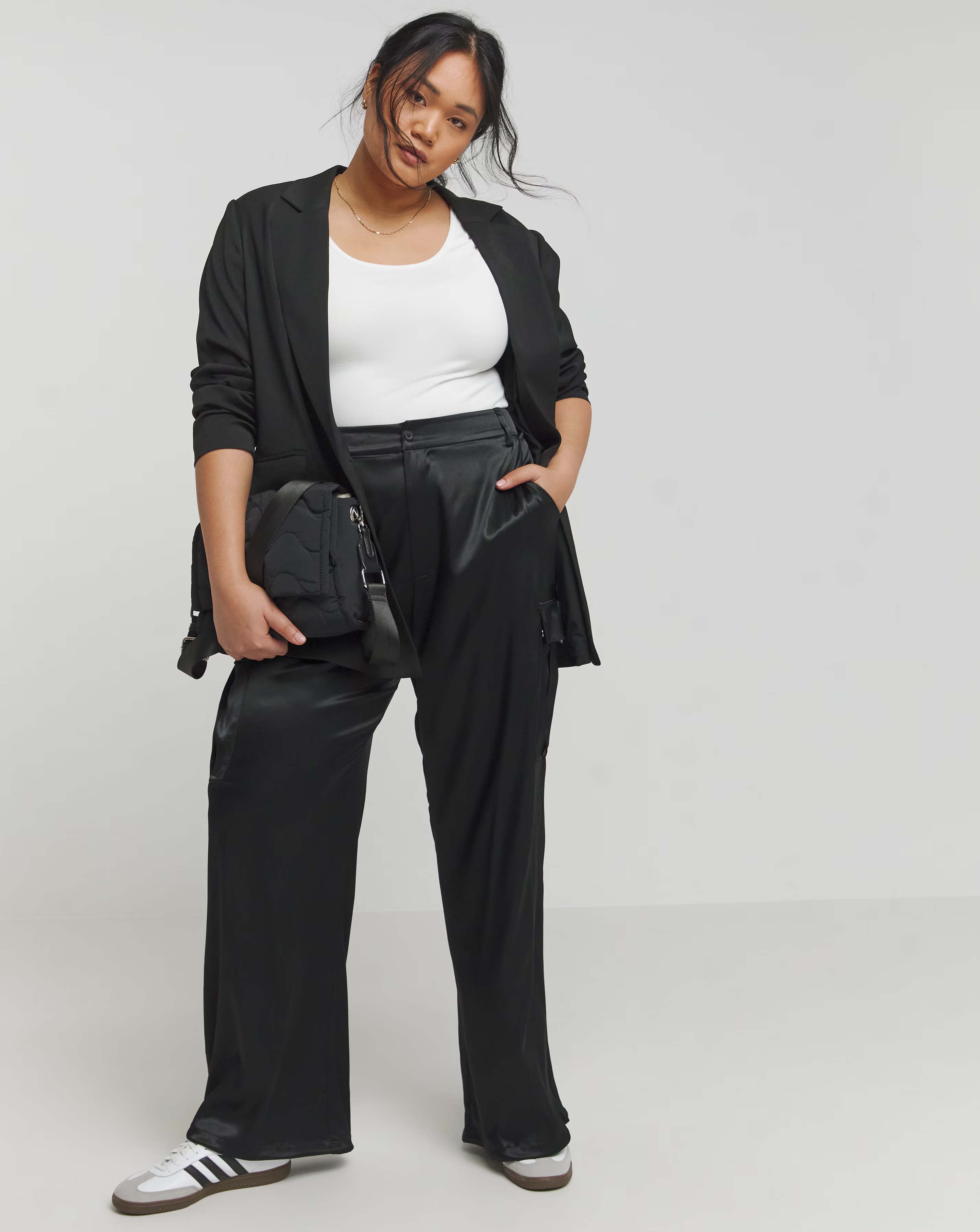 Calvin Klein Jeans Satin Cargo Trousers