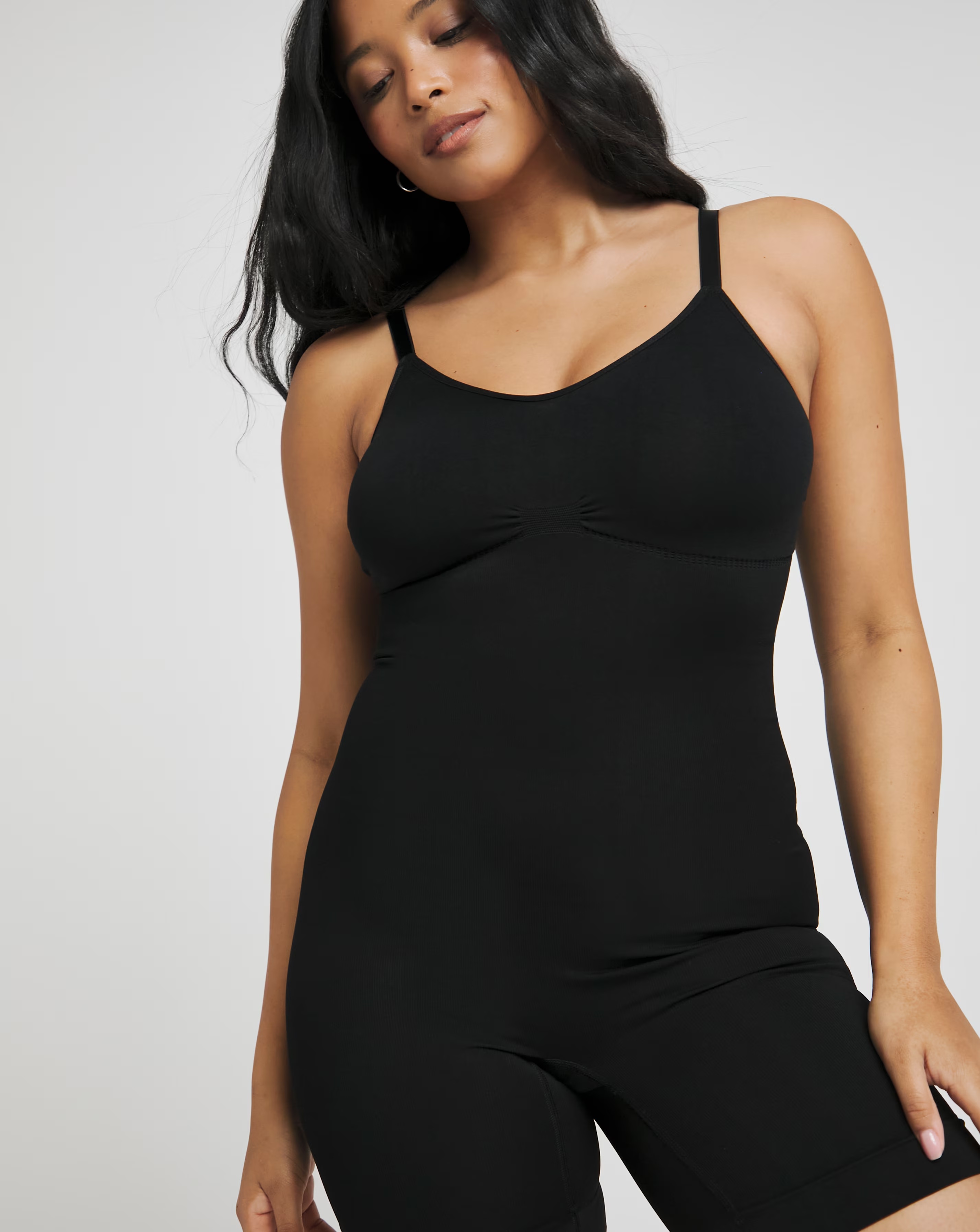 MAGISCULPT Medium Control Seamfree Mid Thigh Bodysuit Black