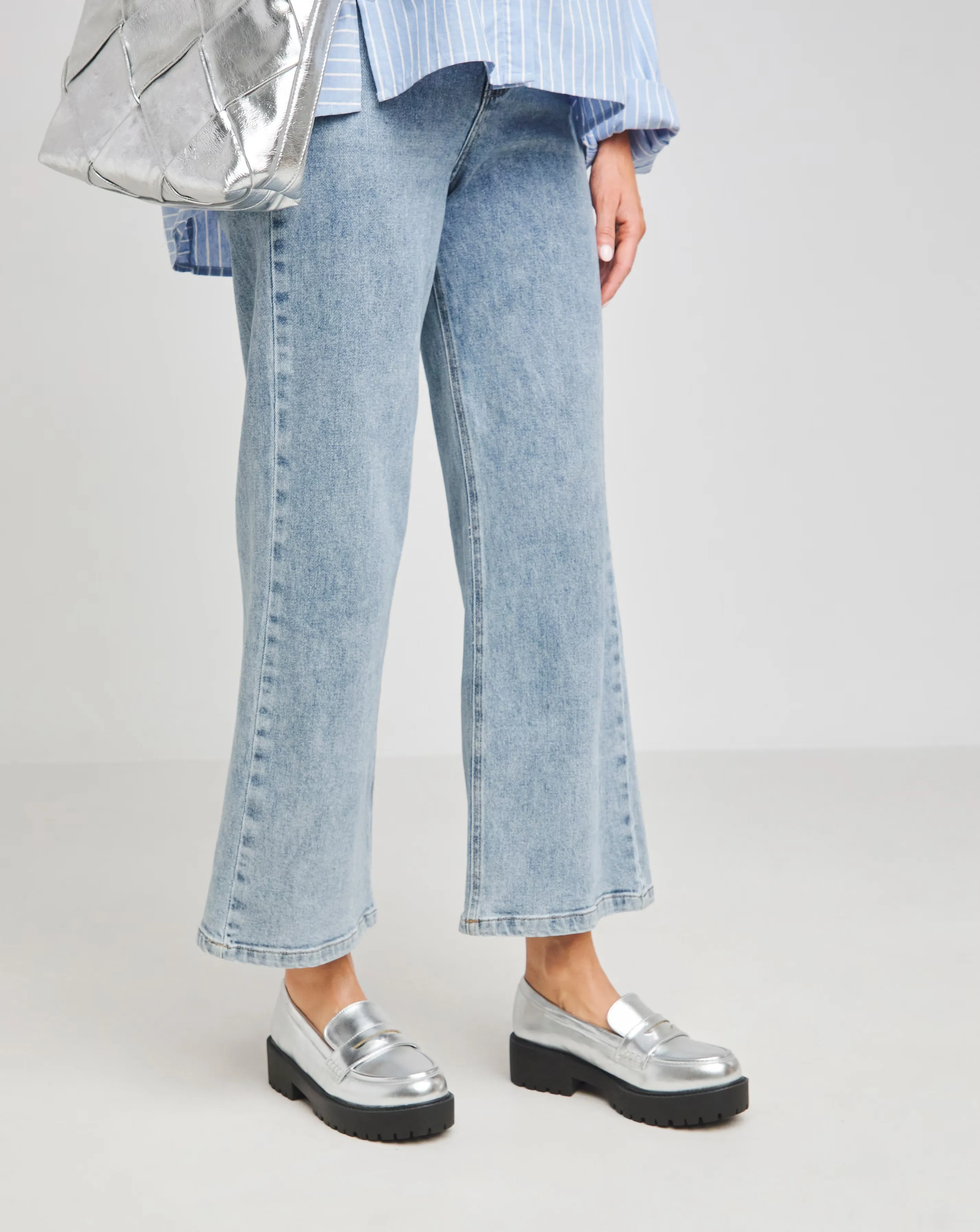 Dallas Chunky Penny Loafer - Wide Fit (E)