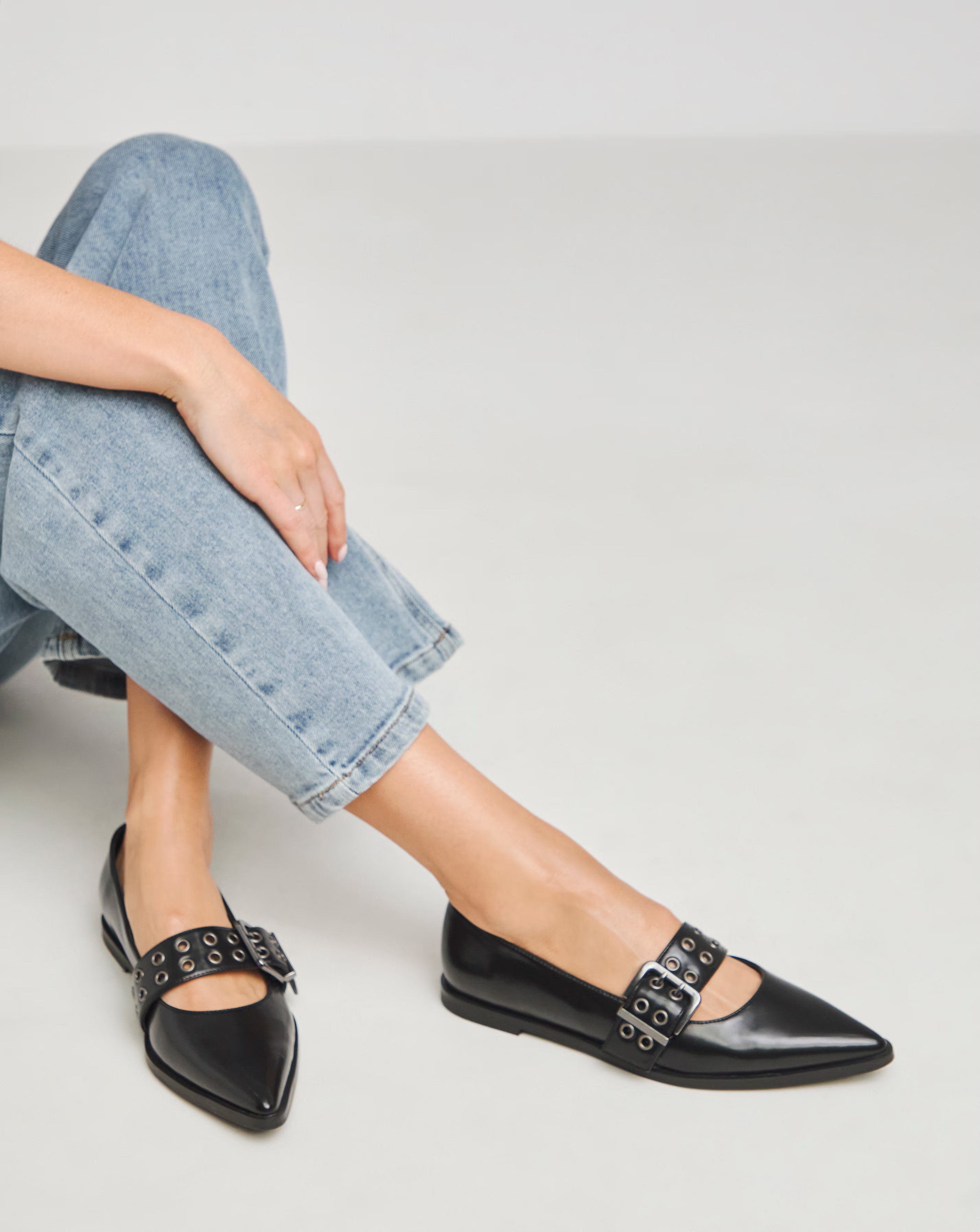 Oslo Hardware Mary Jane Pointed Toe Flat Shoes - Extra Wide Fit (EEE) 1 42925-oslo-hardware-mary-jane-pointed-toe-flat-shoes-extra-wide-fit-eee–1.jpg