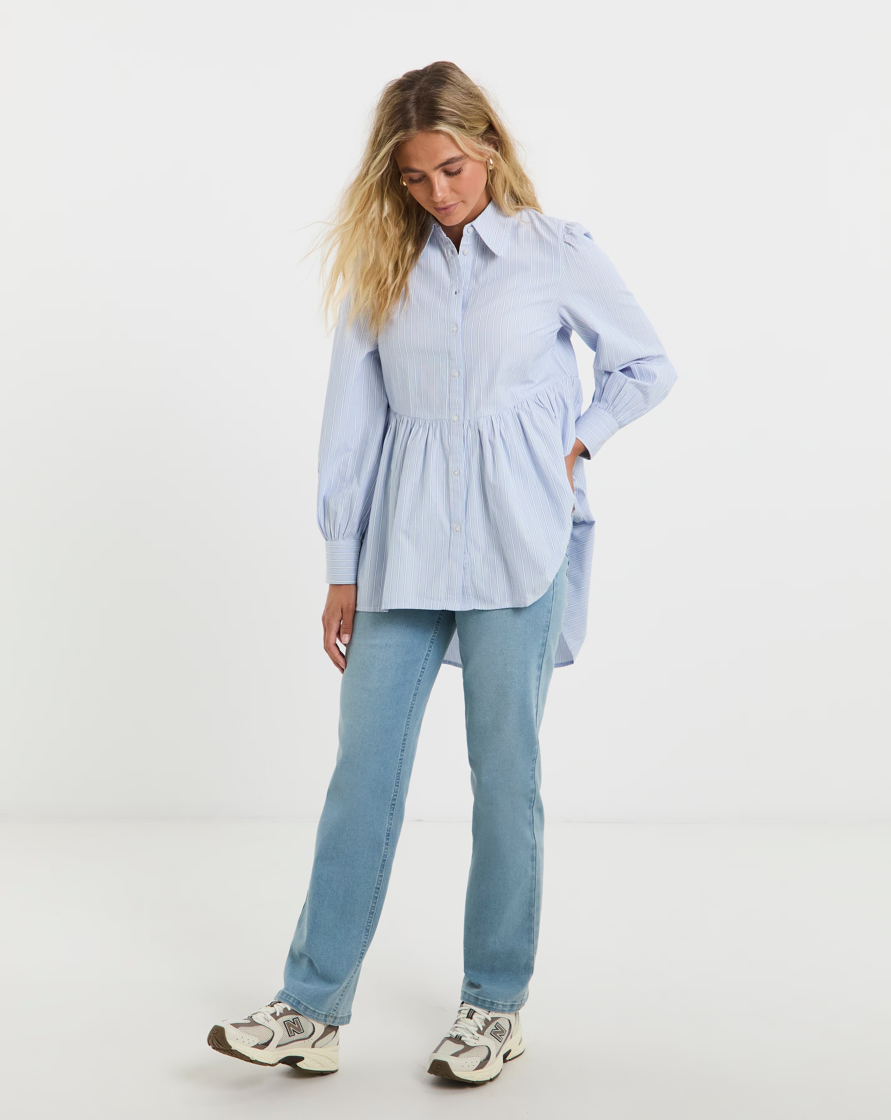 43275-blue-striped-dip-back-longline-peplum-shirt-1.webp