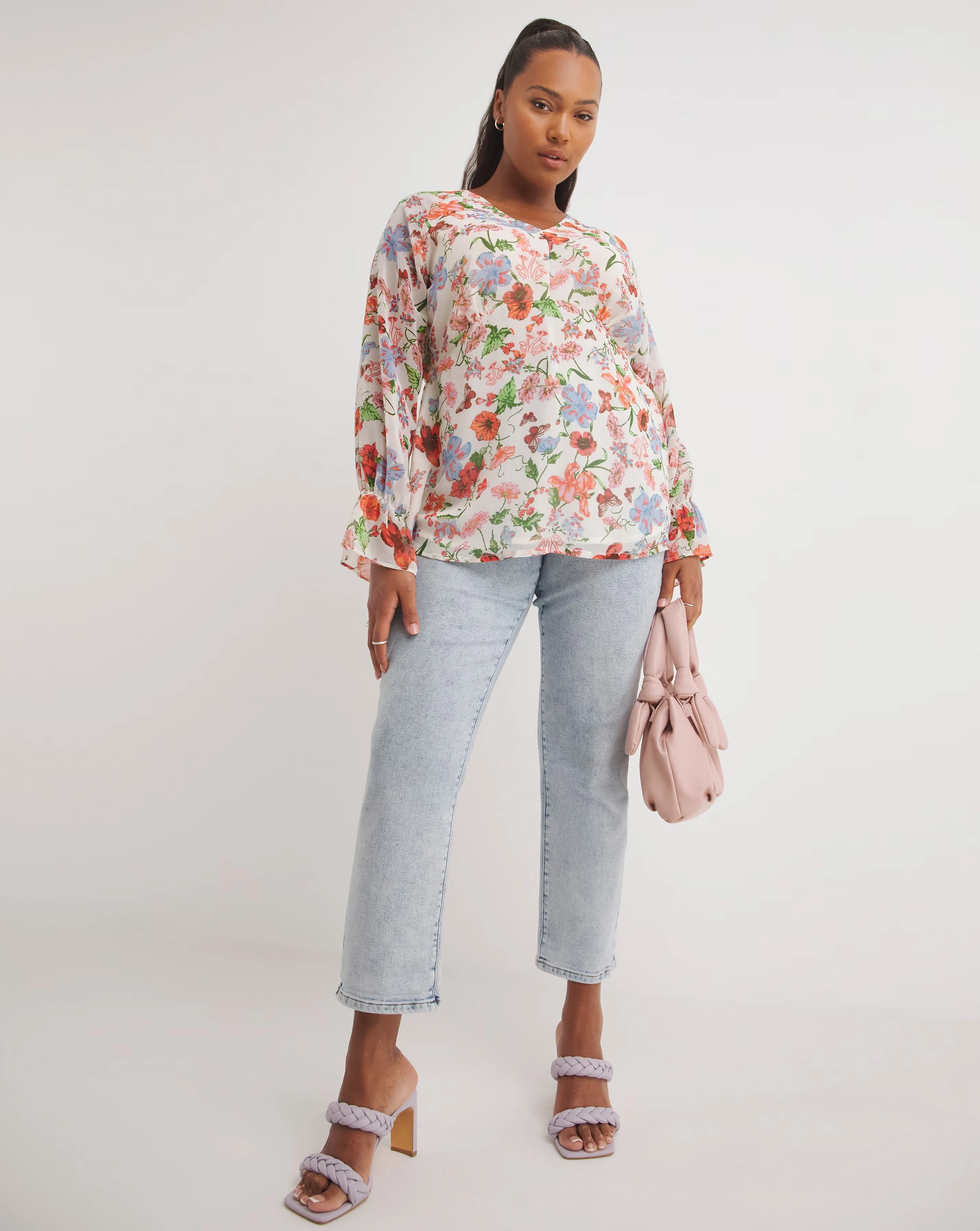 43390-ivory-floral-print-v-neck-long-sleeve-chiffon-blouse-1.webp
