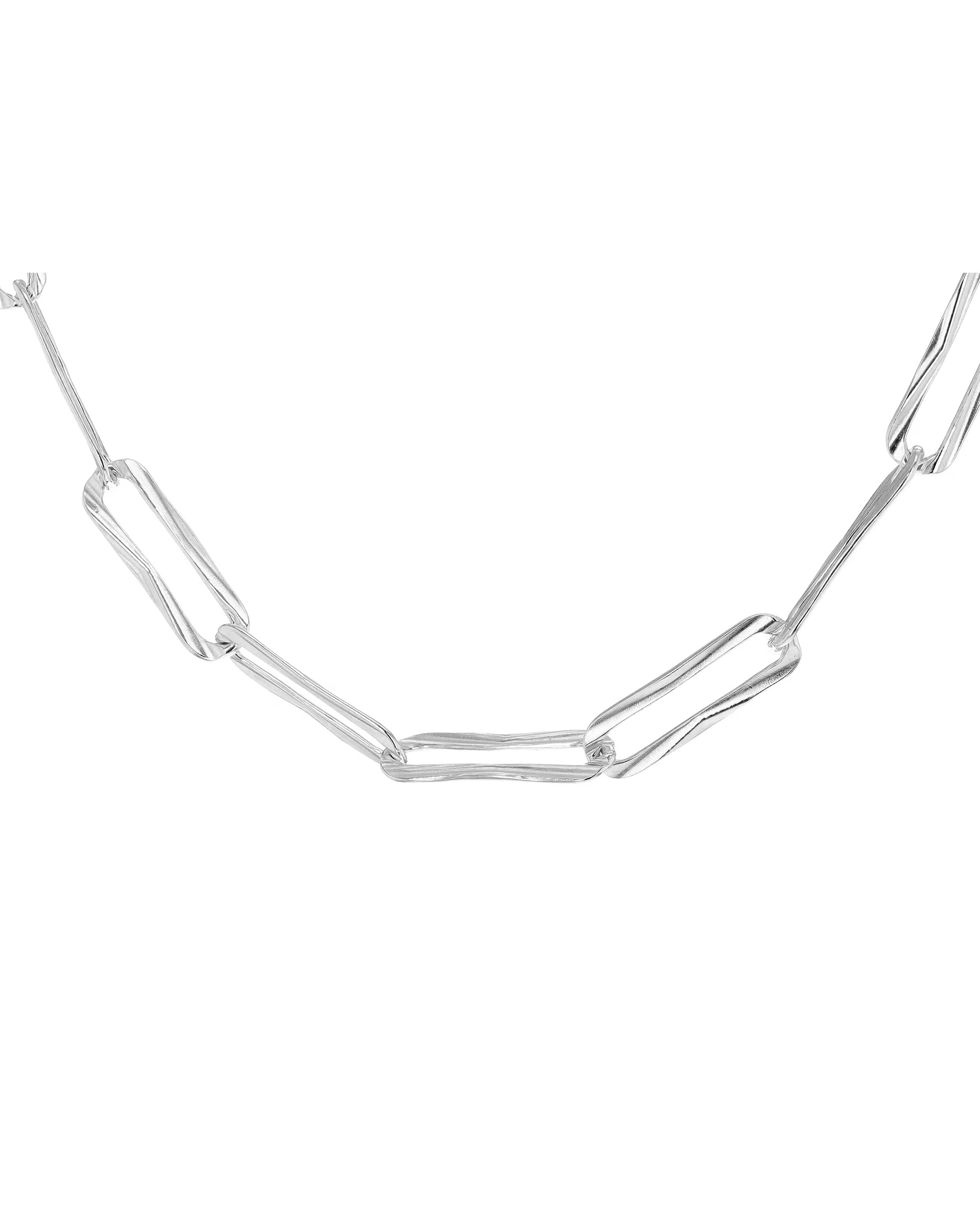 Sterling Silver Diamond Cut Paper Chain